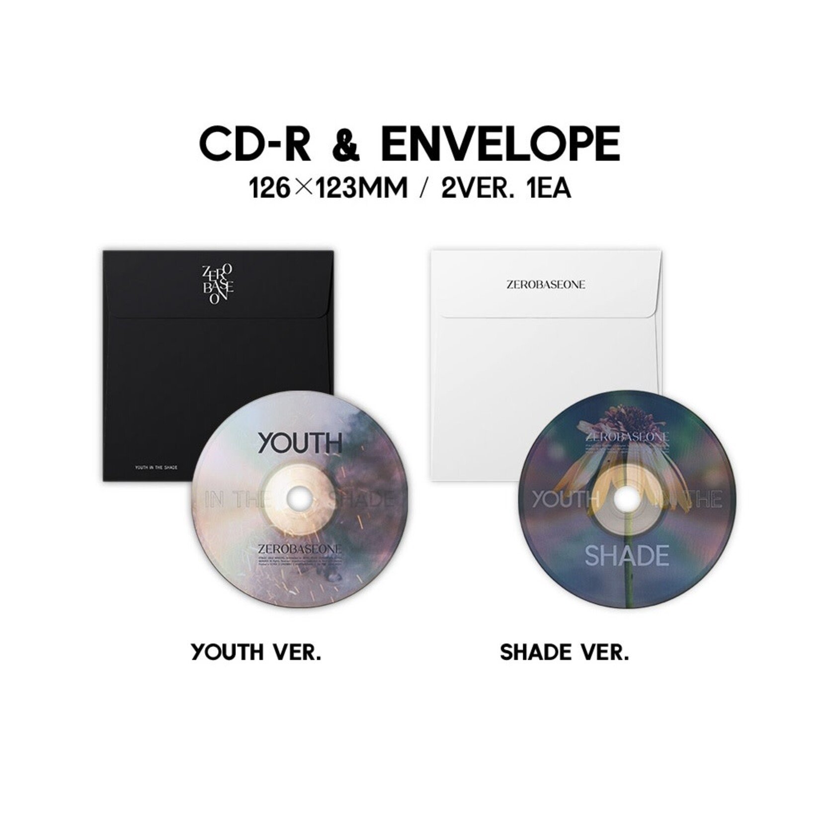 ZeroBaseOne ZEROBASEONE - 1st Mini Album [YOUTH IN THE SHADE] (Photobook Ver.) + Random Photocard(SW)