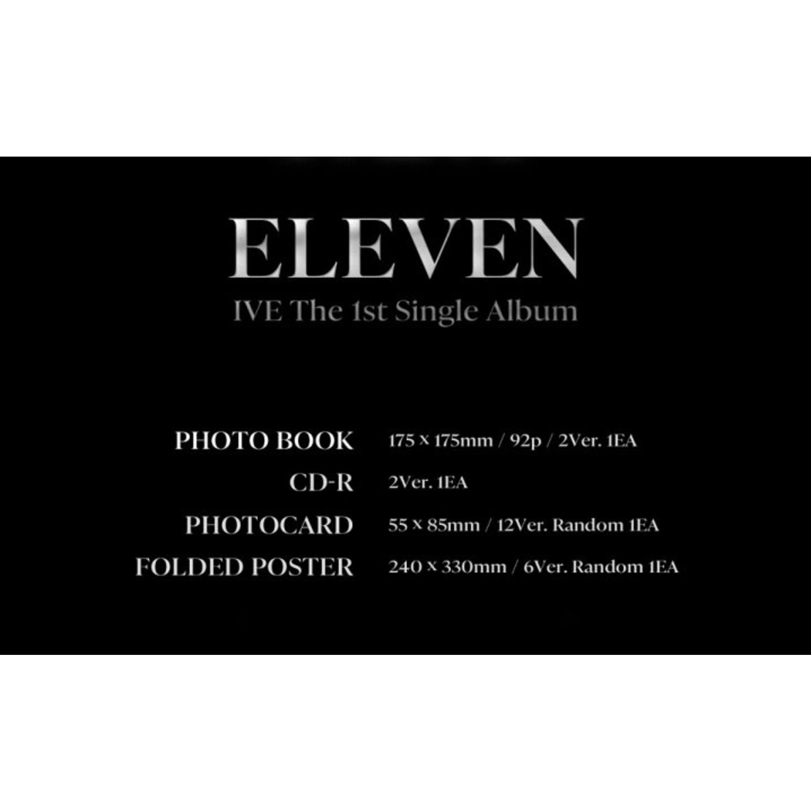 Ive IVE - 1st Single [ELEVEN] (Photobook ver.)