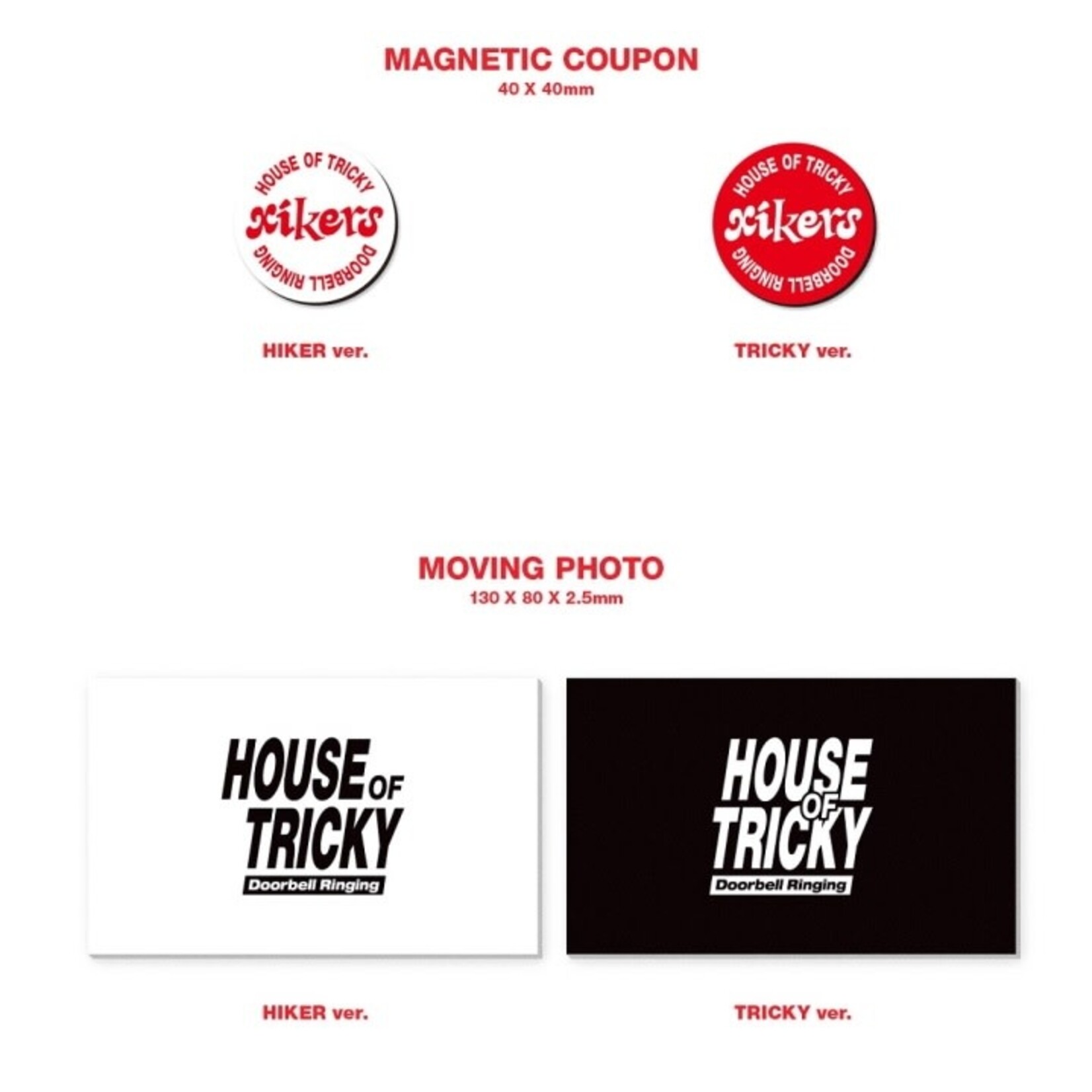 Xikers XIKERS - 1st Mini [HOUSE OF TRICKY：DOORBELL RINGING] (Box ver.)