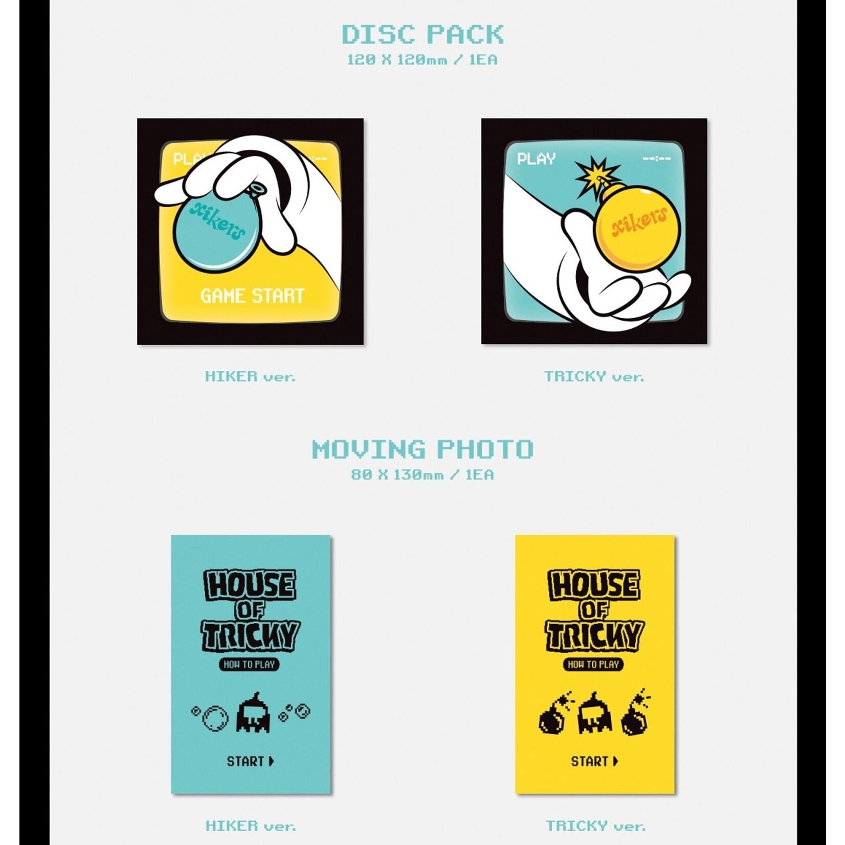 Xikers XIKERS - 2nd Mini Album [HOUSE OF TRICKY : HOW TO PLAY] (Photobook Ver.)