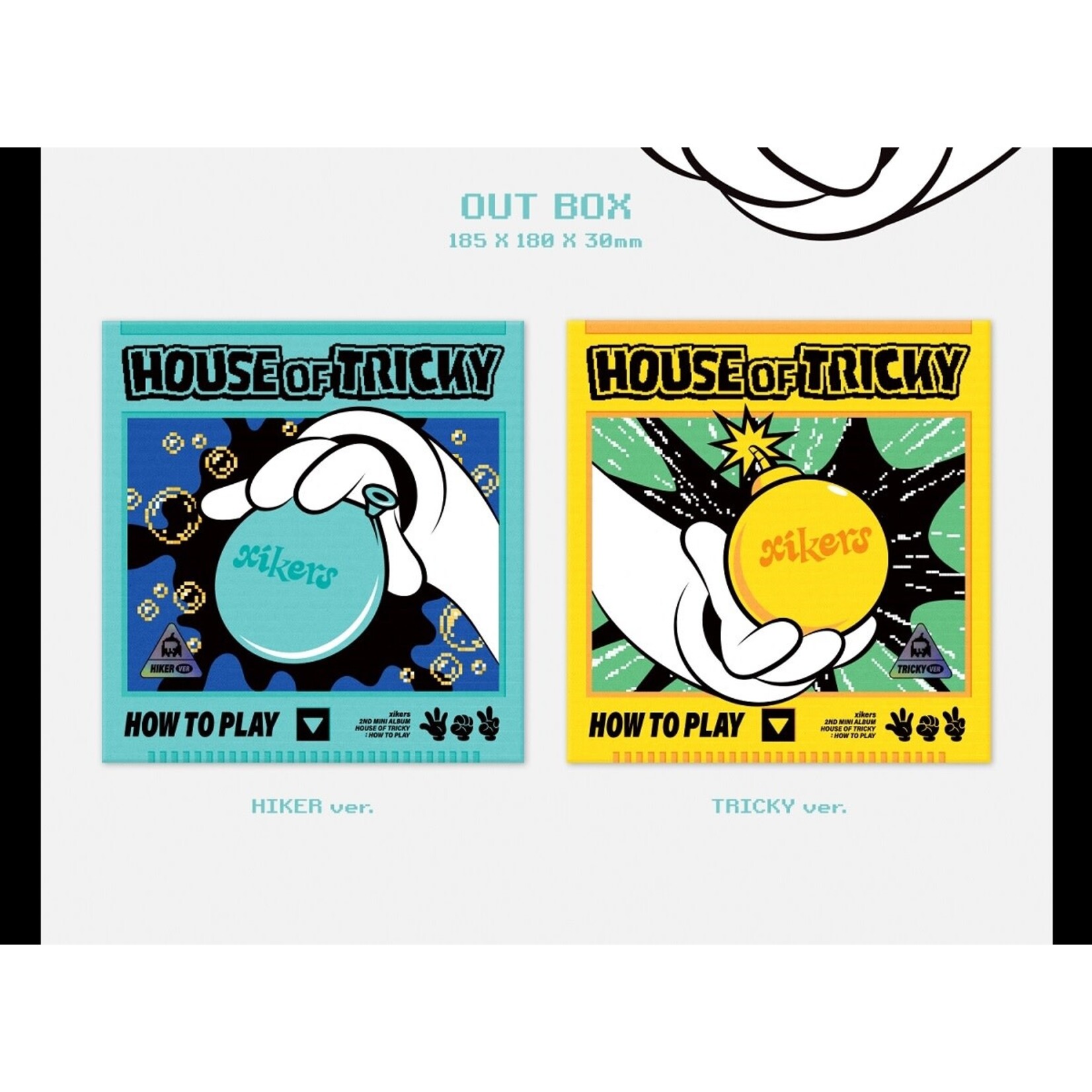 Xikers XIKERS - 2nd Mini Album [HOUSE OF TRICKY : HOW TO PLAY] (Photobook Ver.)