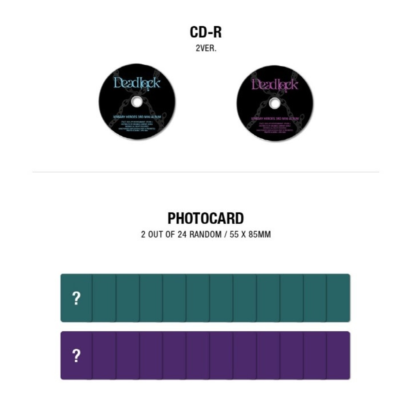Xdinary Heroes Xdinary Heroes - 3rd Mini [Deadlock] Photobook ver. + Photocard (BDM)