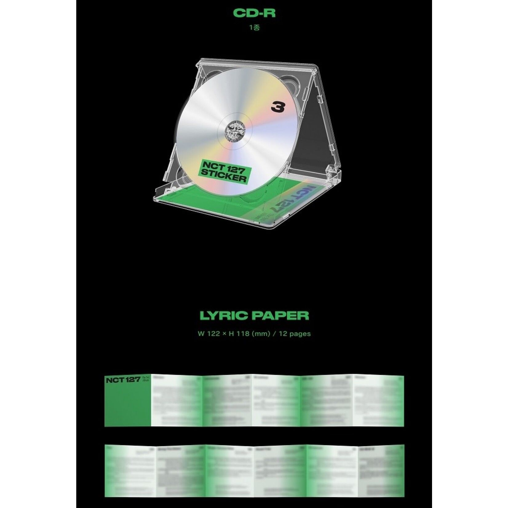 NCT NCT 127 - Vol.3 [Sticker] Jewel Case Ver.