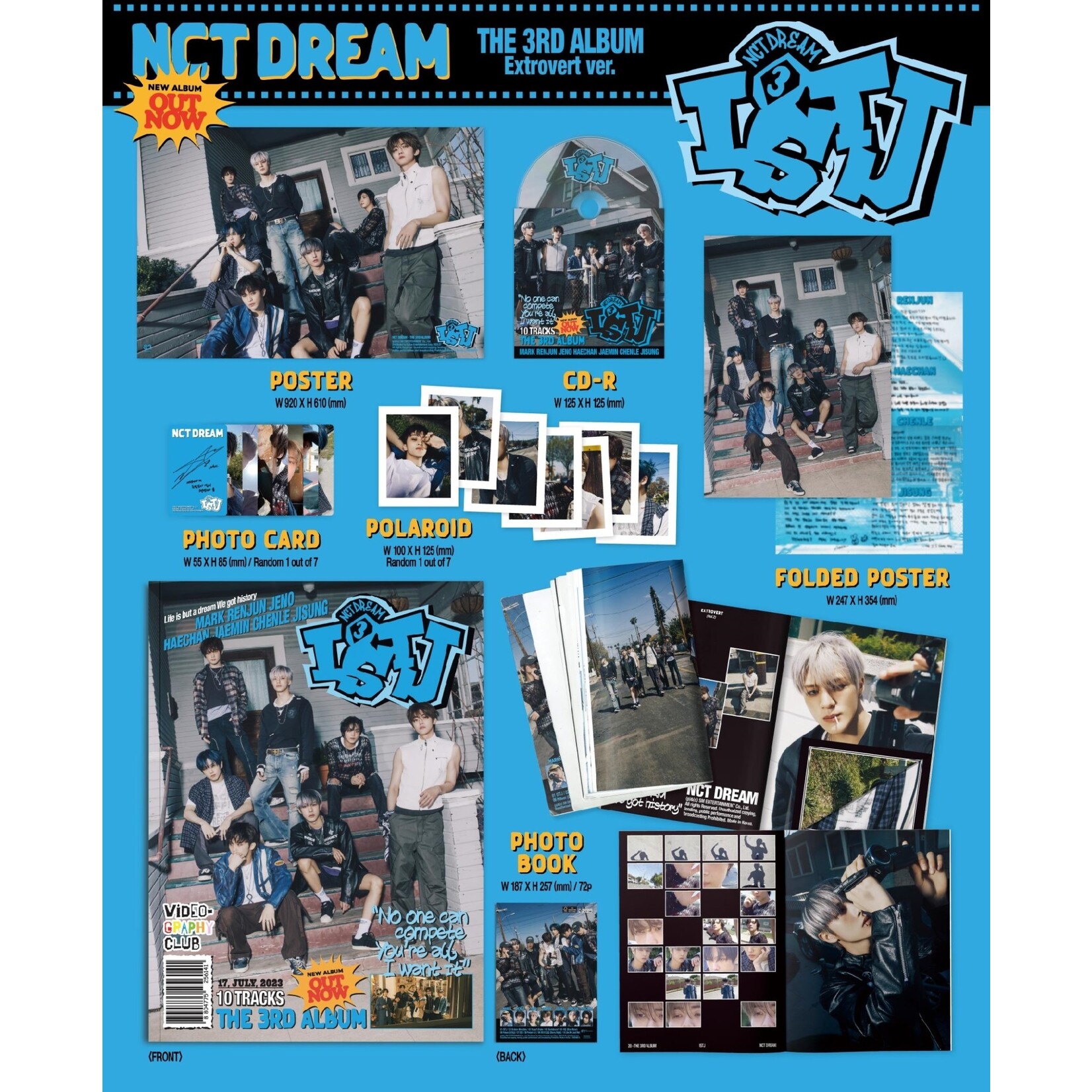 NCT NCT DREAM - The 3rd Album [ISTJ] (Photobook Ver.) + Random Photocard (interAsia)