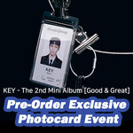Shinee [Photocard Event] KEY - The 2nd Mini Album [Good & Great] (Work Report Ver.) - interAsia Exclusive Photocard 1 of 2
