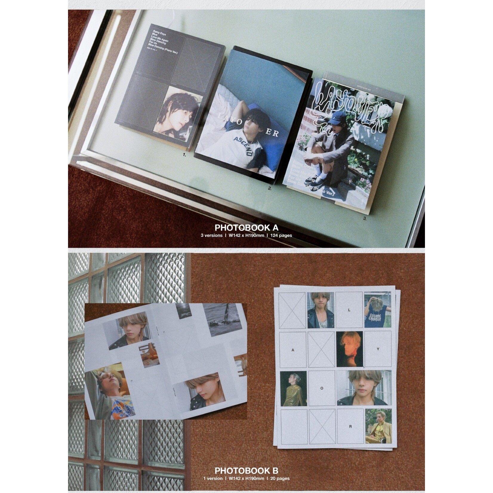 BTS [LUCKY DRAW] V - [Layover] (Set ver) + Photocard (SW)