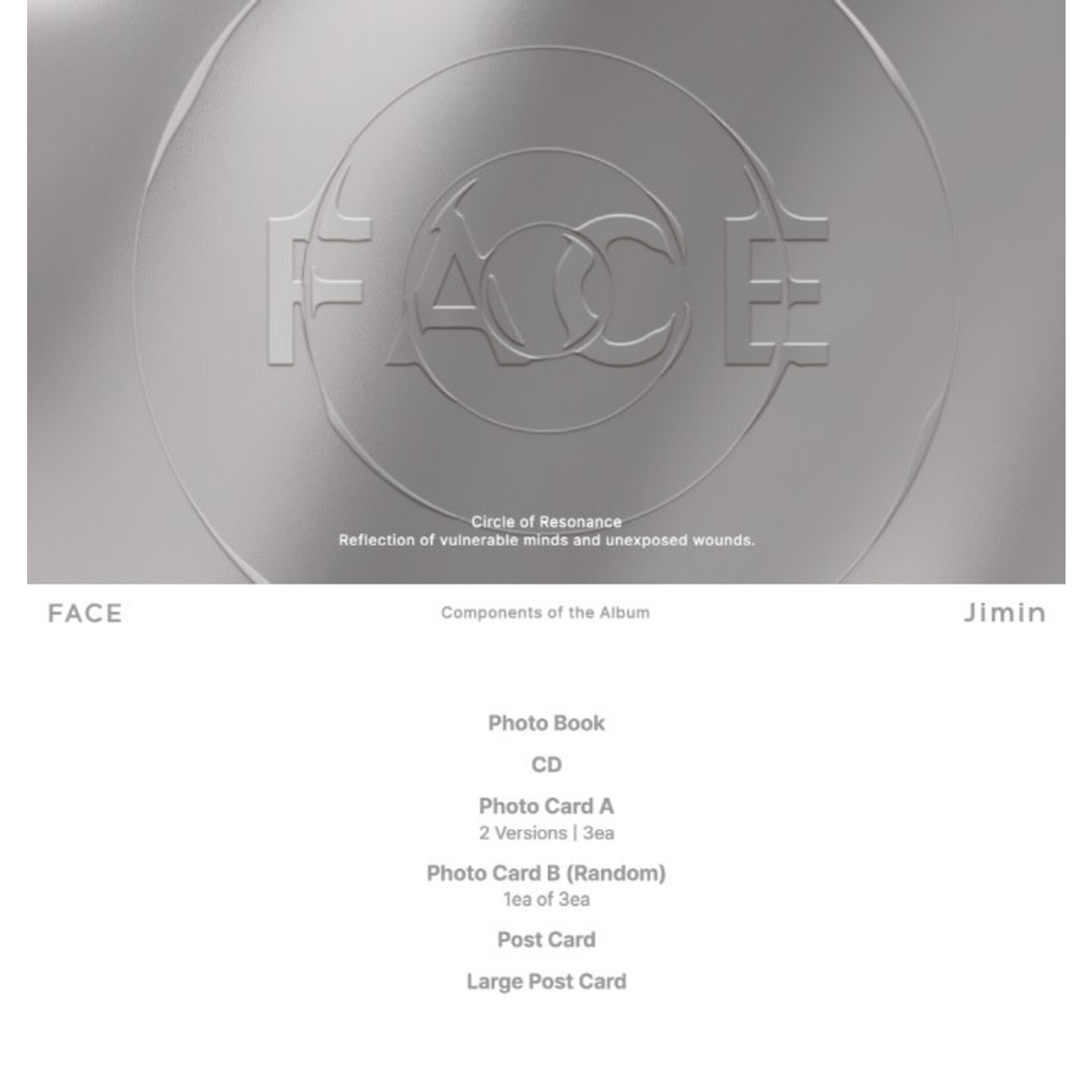BTS JIMIN - [FACE] (Photobook ver)