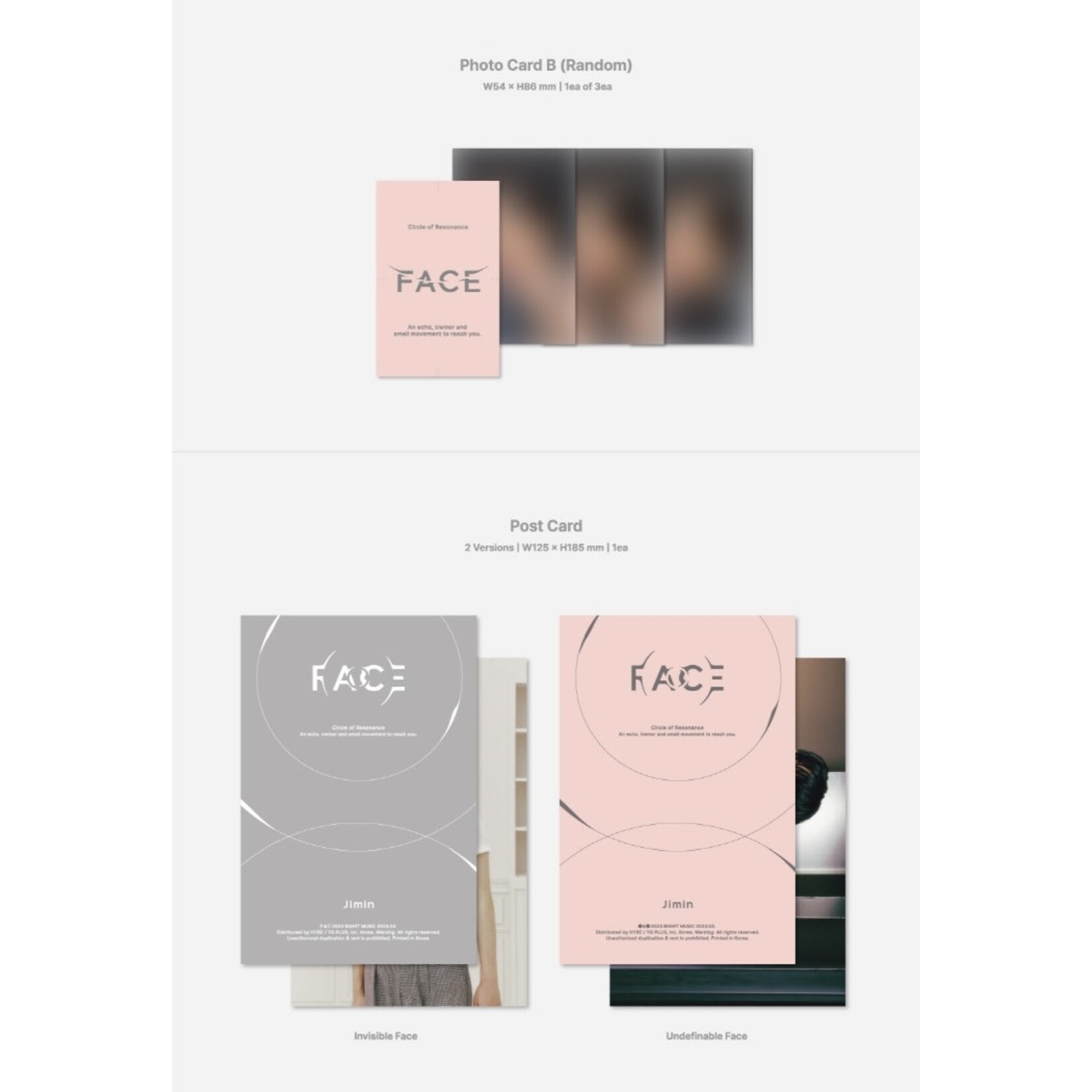 BTS JIMIN - [FACE] (Photobook ver)