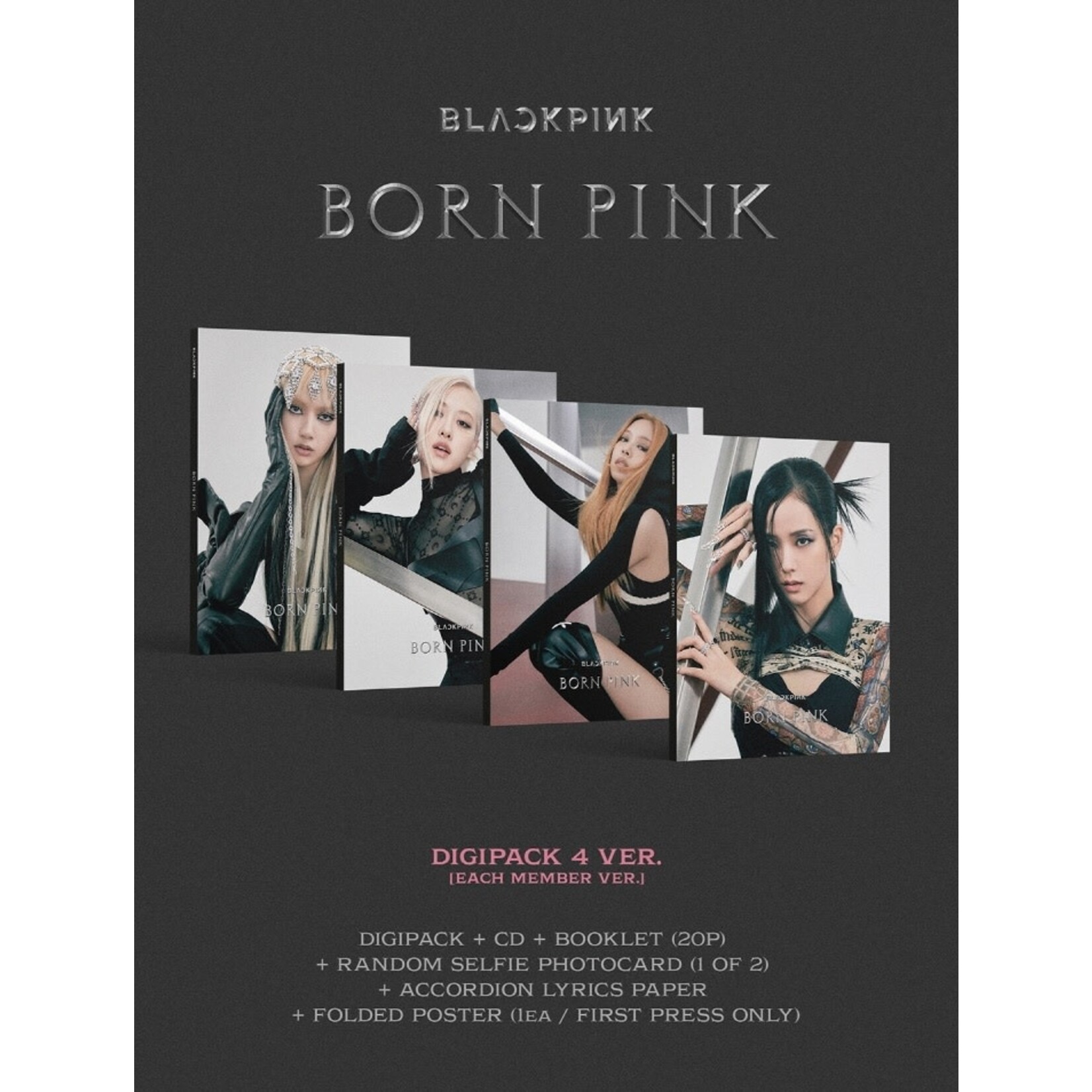 Black Pink BLACKPINK - 2nd ALBUM   [BORN PINK]  DIGIPACK ver.