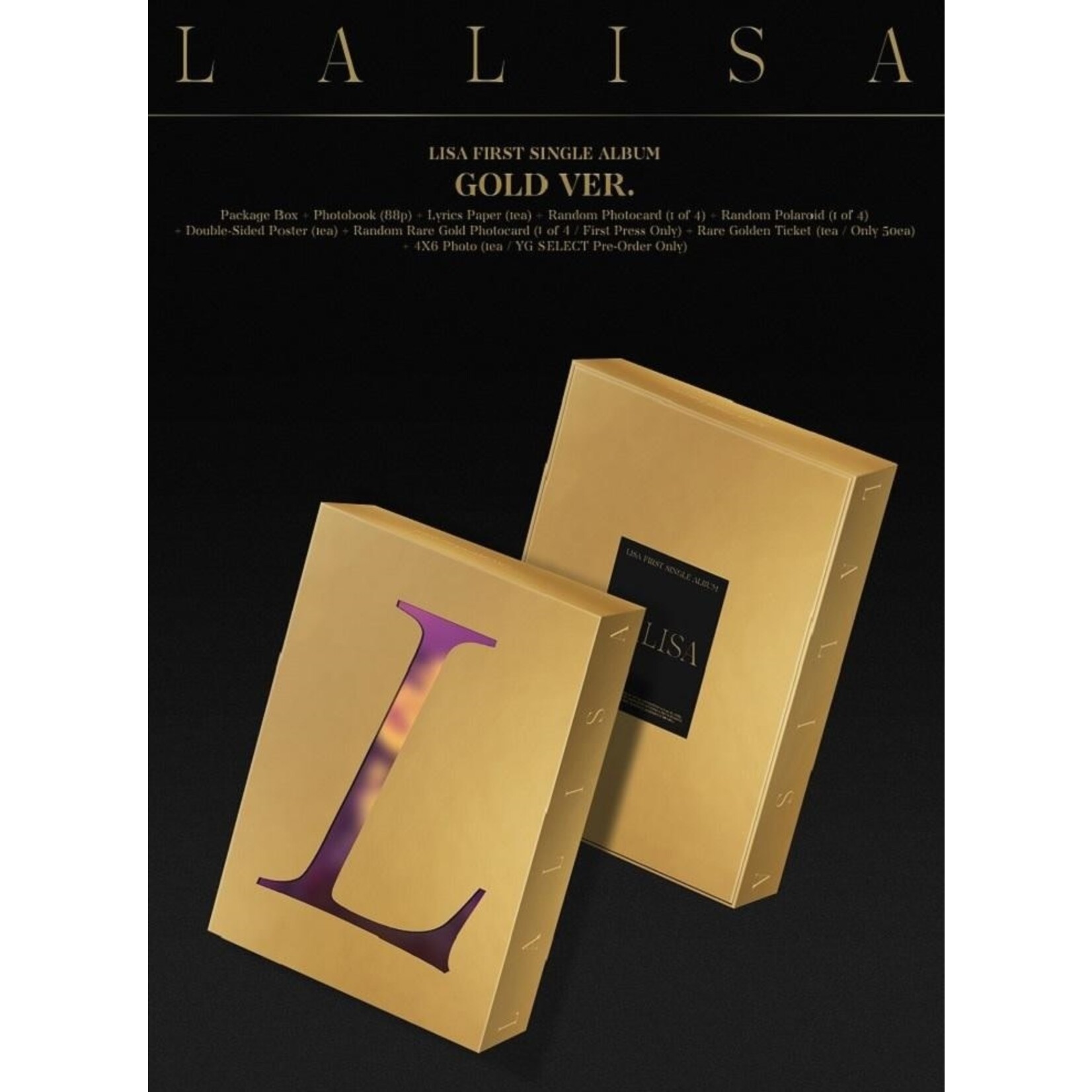 BlackPink LISA- 1st Single [LALISA] Photobook ver.