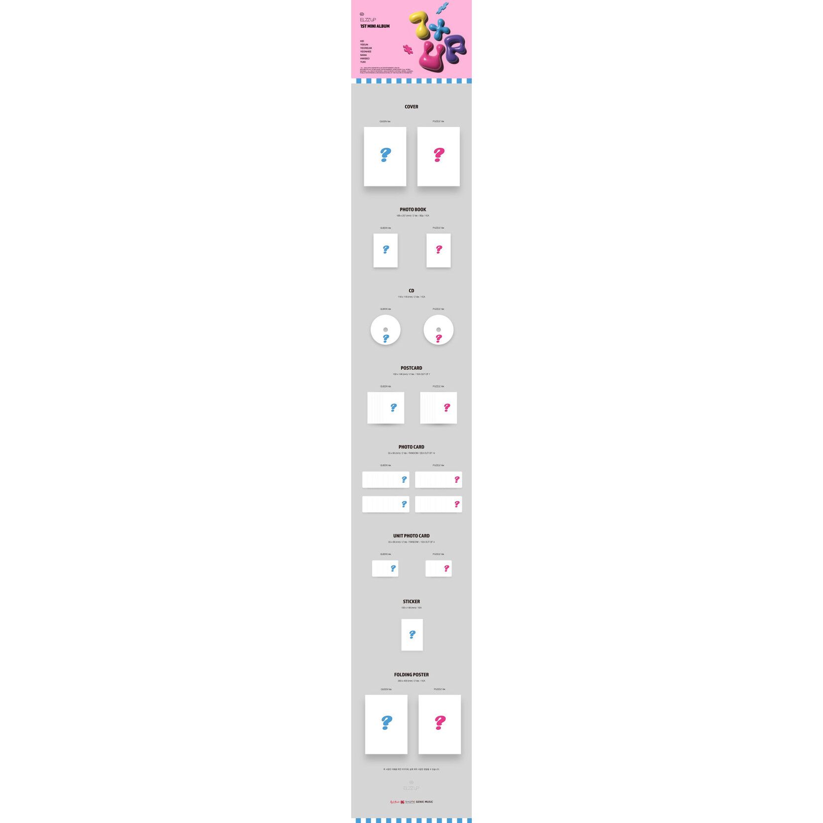 ELZ7Z UP EL7Z UP - 1st Mini Album [7+UP] (Photobook Ver)