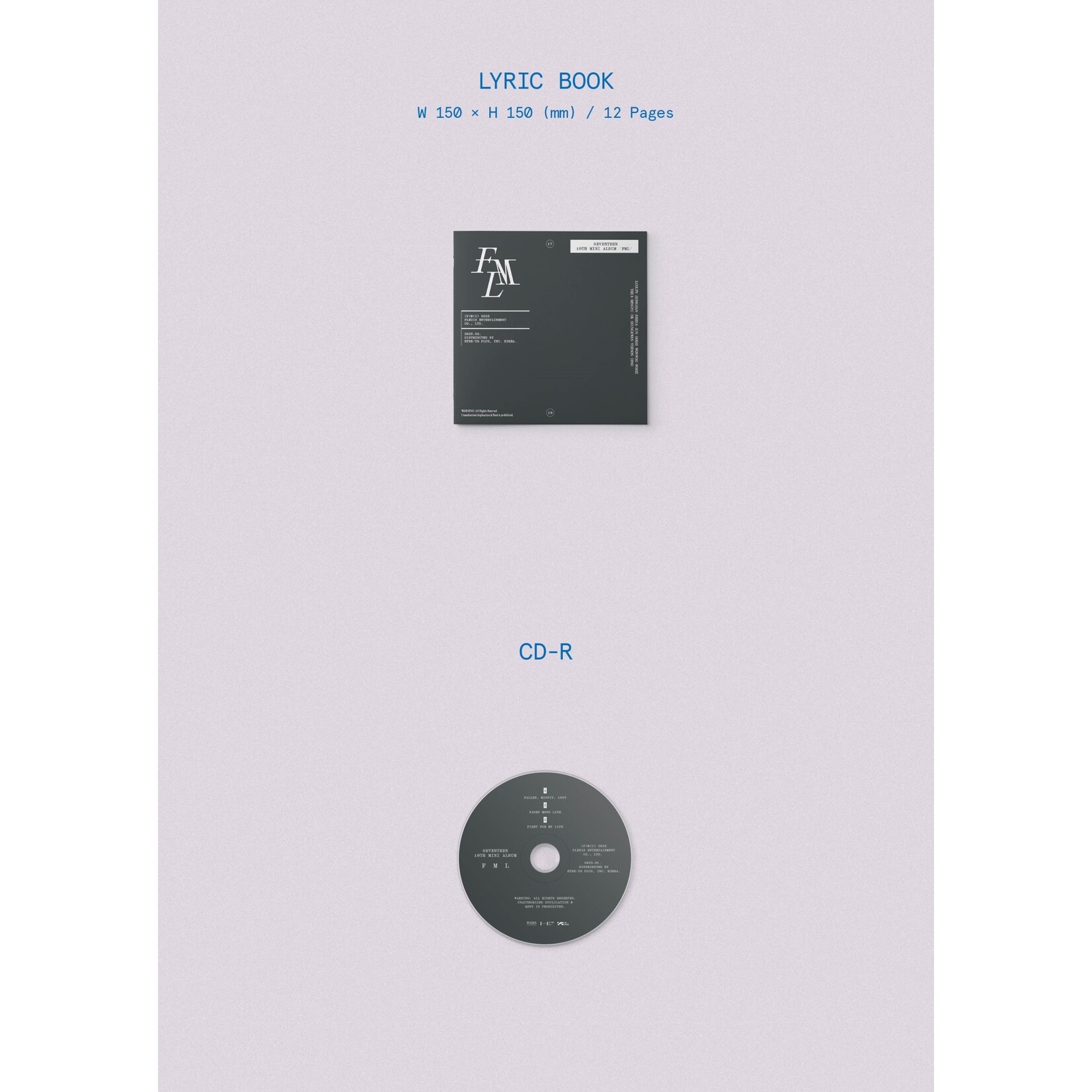 Seventeen SEVENTEEN - 10th Mini Album [FML] (Deluxe Ver.)