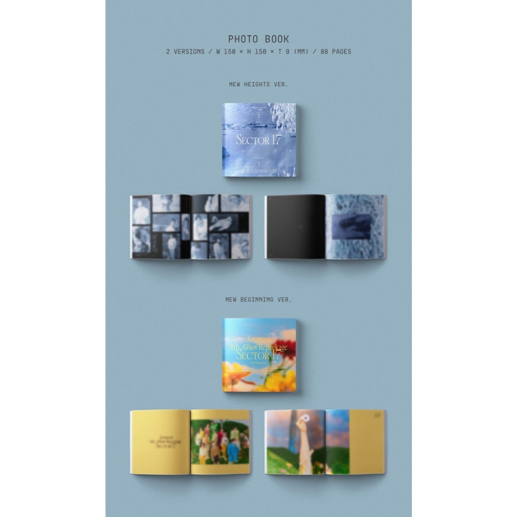 Seventeen SEVENTEEN - 4th Album Repackage [SECTOR 17] Photobook VER.