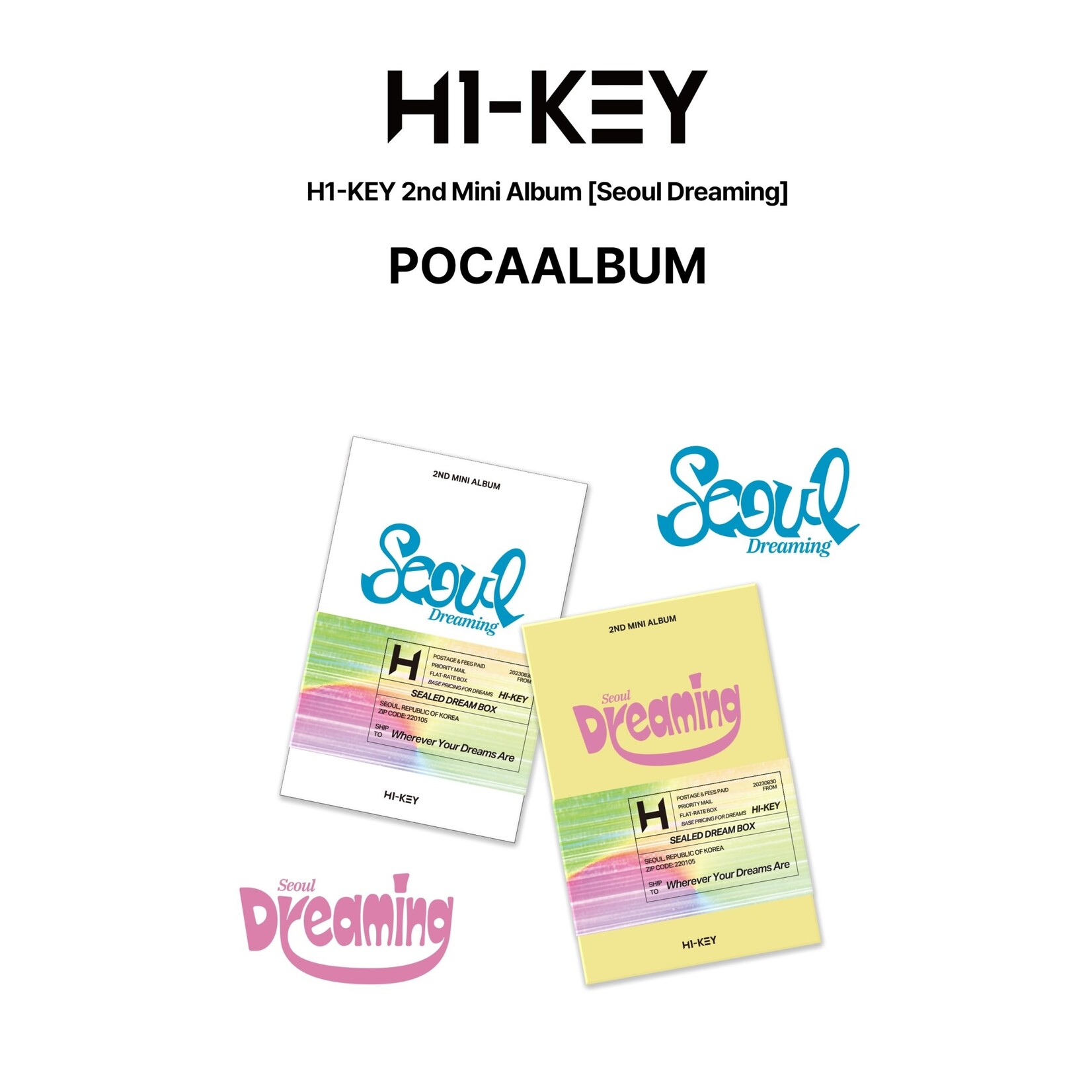 H1-KEY H1-KEY - 2nd Mini Album [Seoul Dreaming] (POCAALBUM Ver)