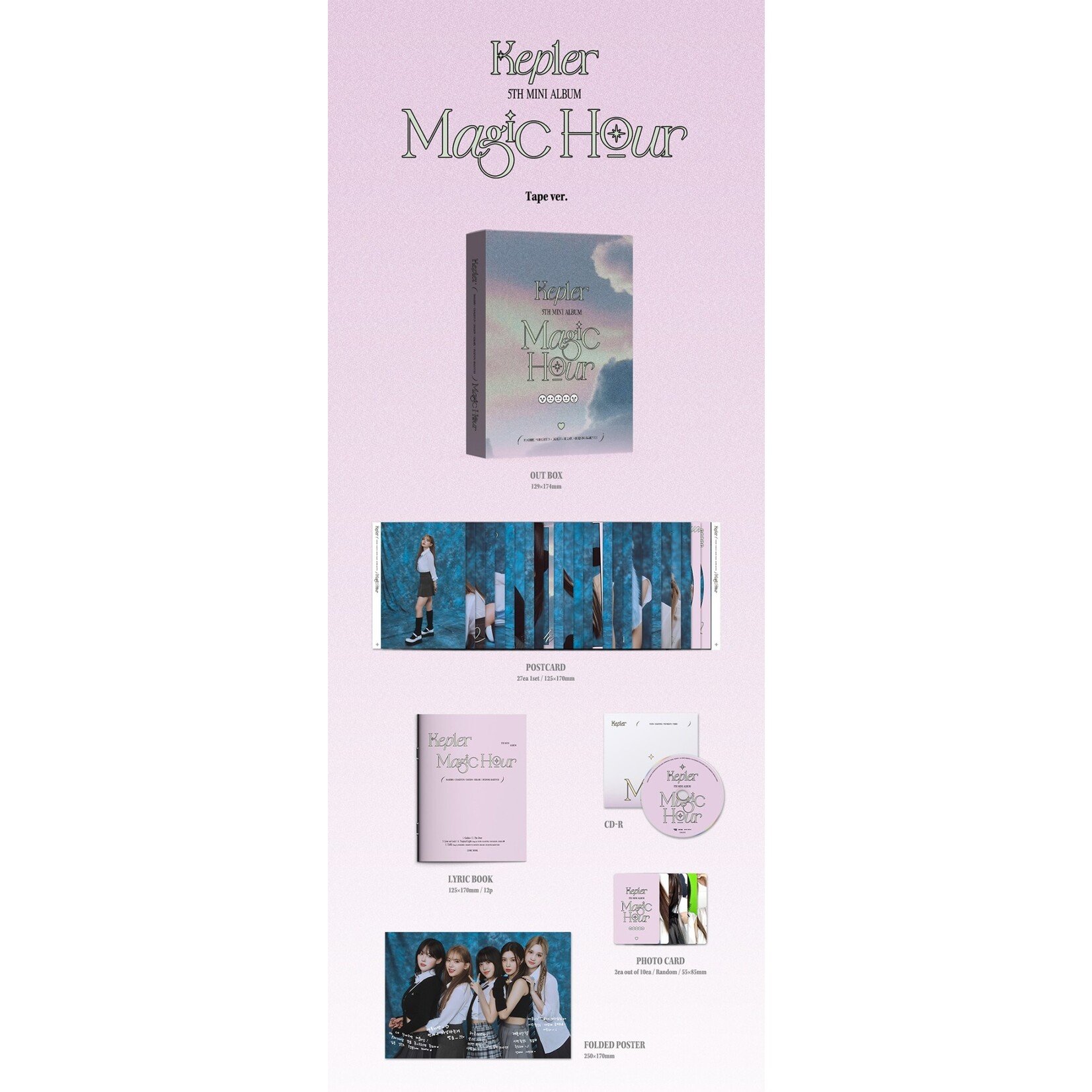 Kep1er Kep1er - 5th Mini Album [Magic Hour] (Unit Ver.)