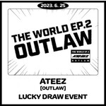 ATEEZ [LUCKY DRAW] ATEEZ - [THE WORLD EP.2 : OUTLAW] (Photobook ver.) + Random Photocard (SW)