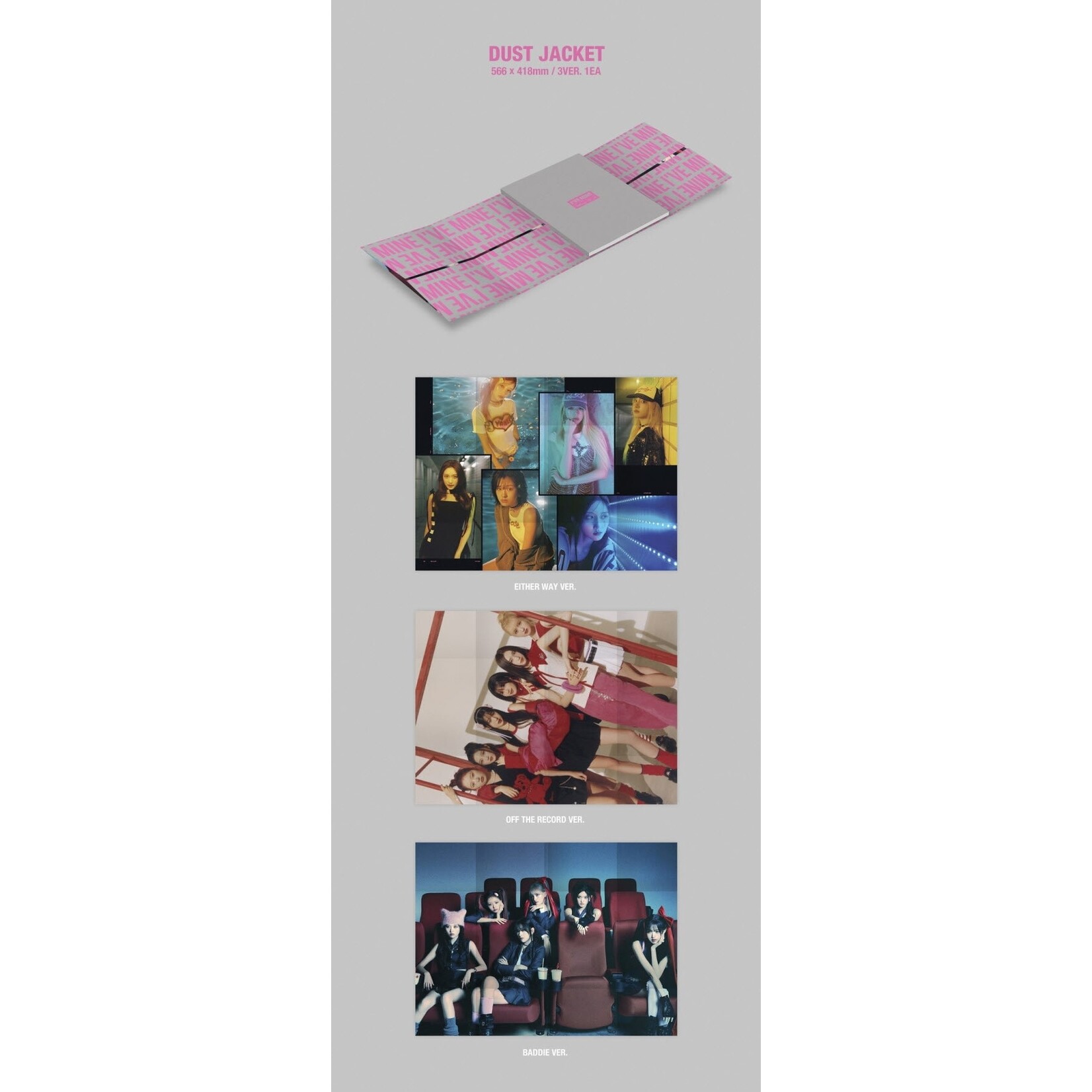 Ive IVE - THE 1st EP [I'VE MINE] (Photobook Ver.) + Random Photocard(WM)