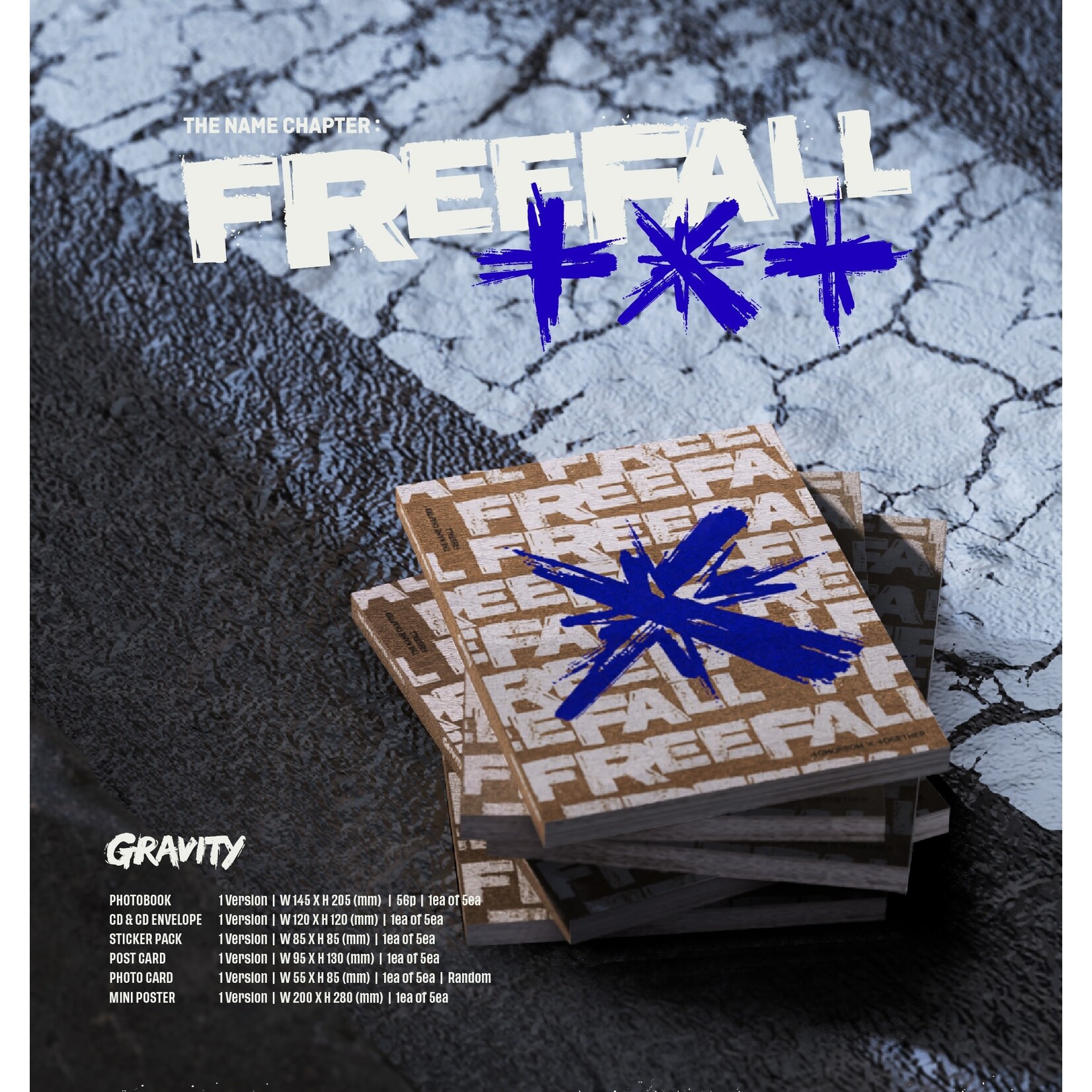 TXT TOMORROW X TOGETHER (TXT) - [THE NAME CHAPTER : FREEFALL] (GRAVITY Random Ver.)