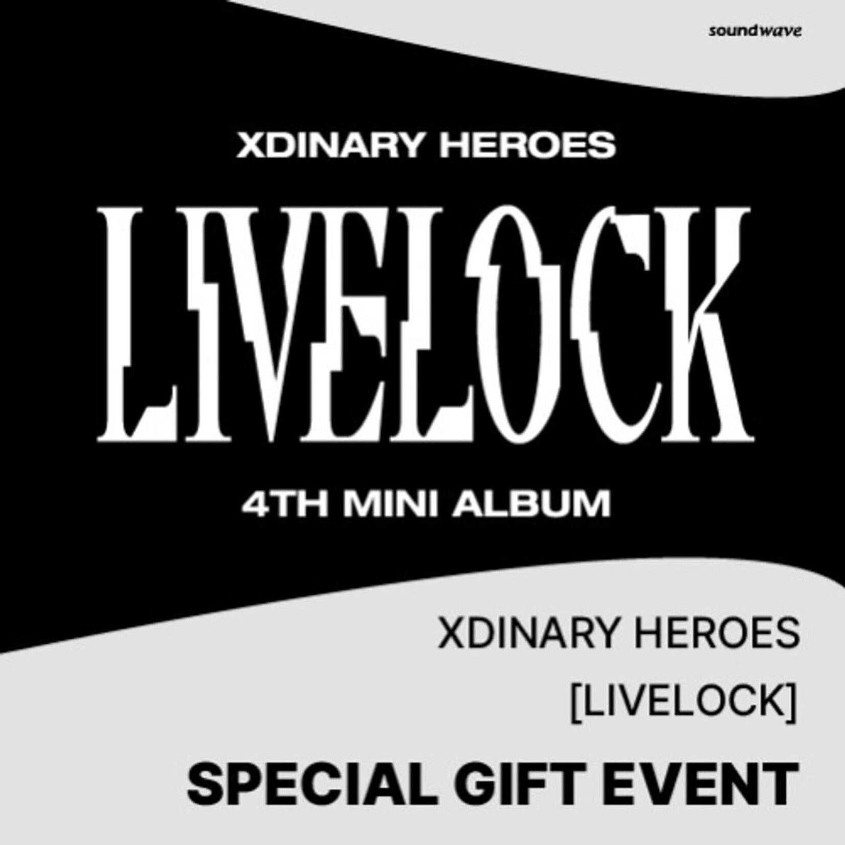 Xdinary Heroes Xdinary Heroes - 4th Mini Album [Livelock] (Photobook Ver.) + Random Photocard (SW)