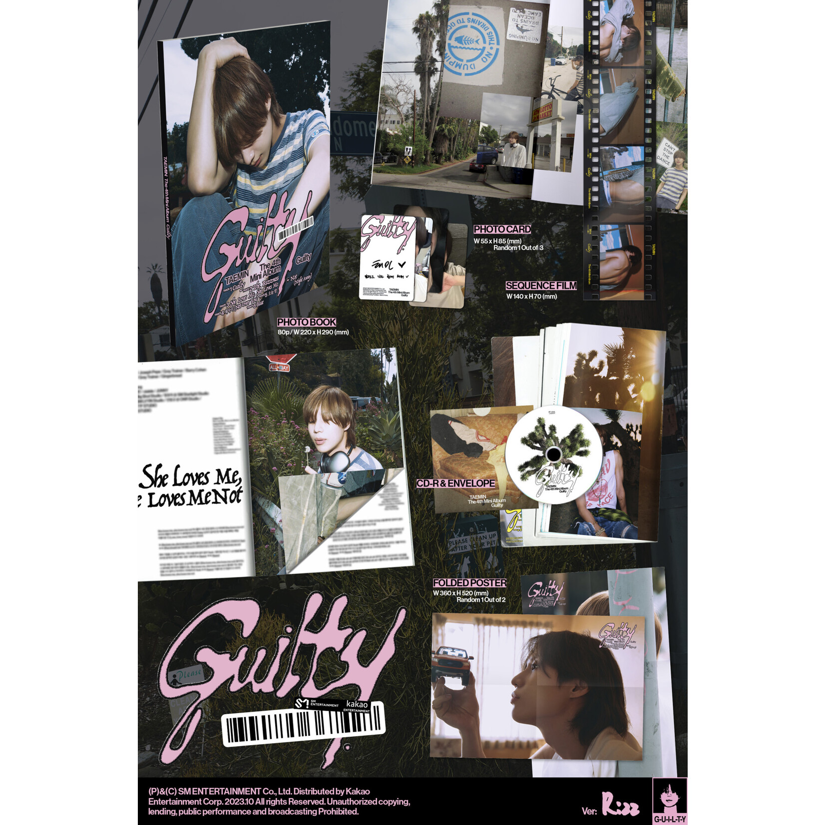 Shinee TAEMIN - 4th mini album [Guilty] (Photo Book Ver.)