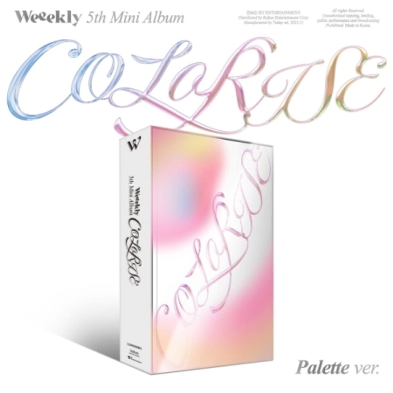 Weeekly Weeekly - 5th Mini Album [ColoRise] (Palette Ver.)