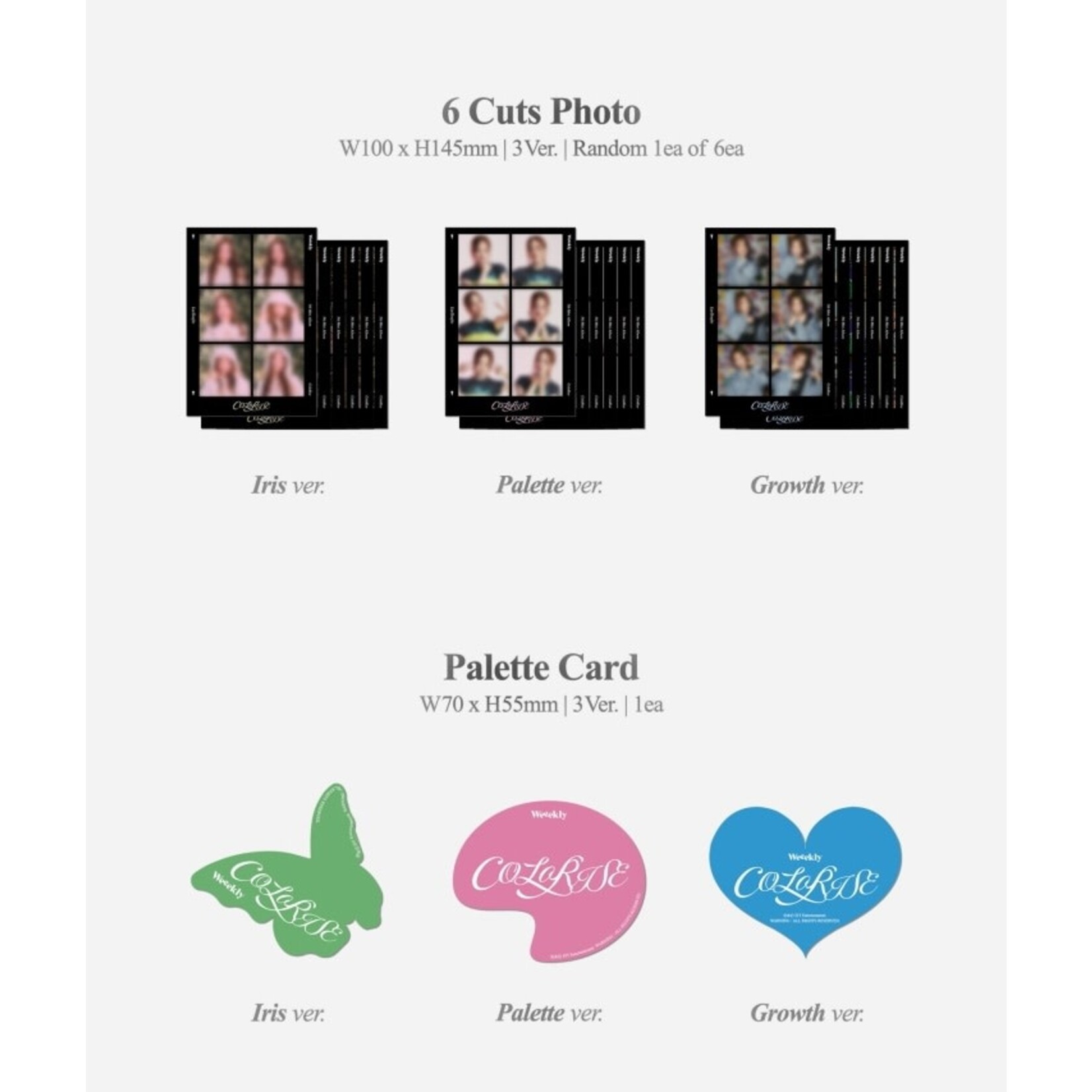 Weeekly Weeekly - 5th Mini Album [ColoRise] (Palette Ver.)
