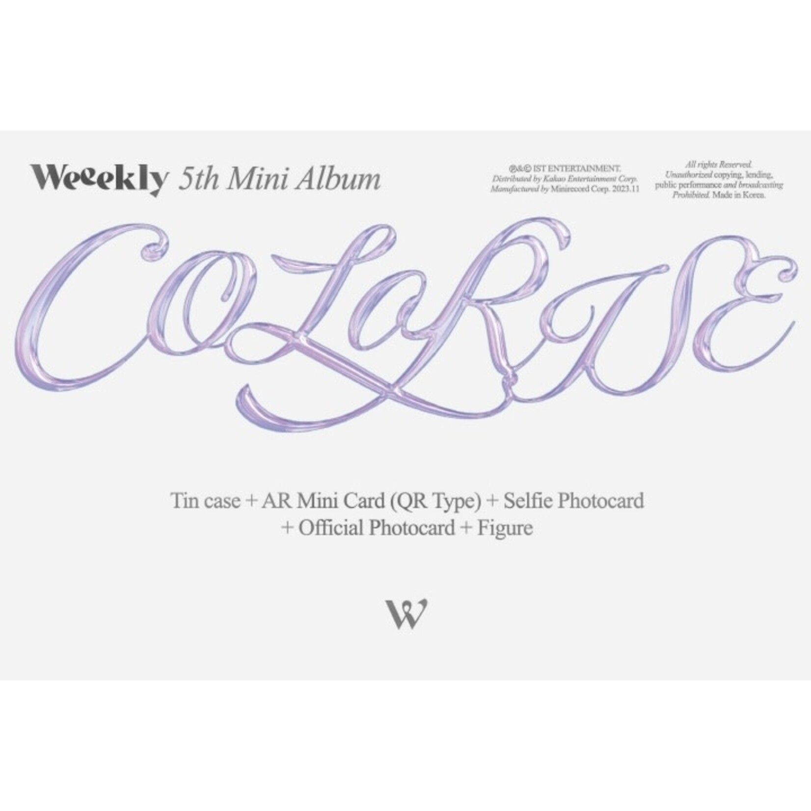 Weeekly Weeekly - 5th Mini Album [ColoRise] (Platform Ver.)