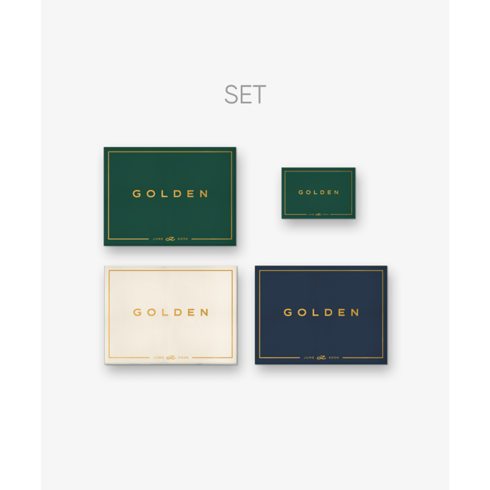 BTS [Weverse] JUNGKOOK (BTS) - 'GOLDEN' (Set) + 'GOLDEN' (Weverse Albums ver.) Set + Weverse Gift (WS)