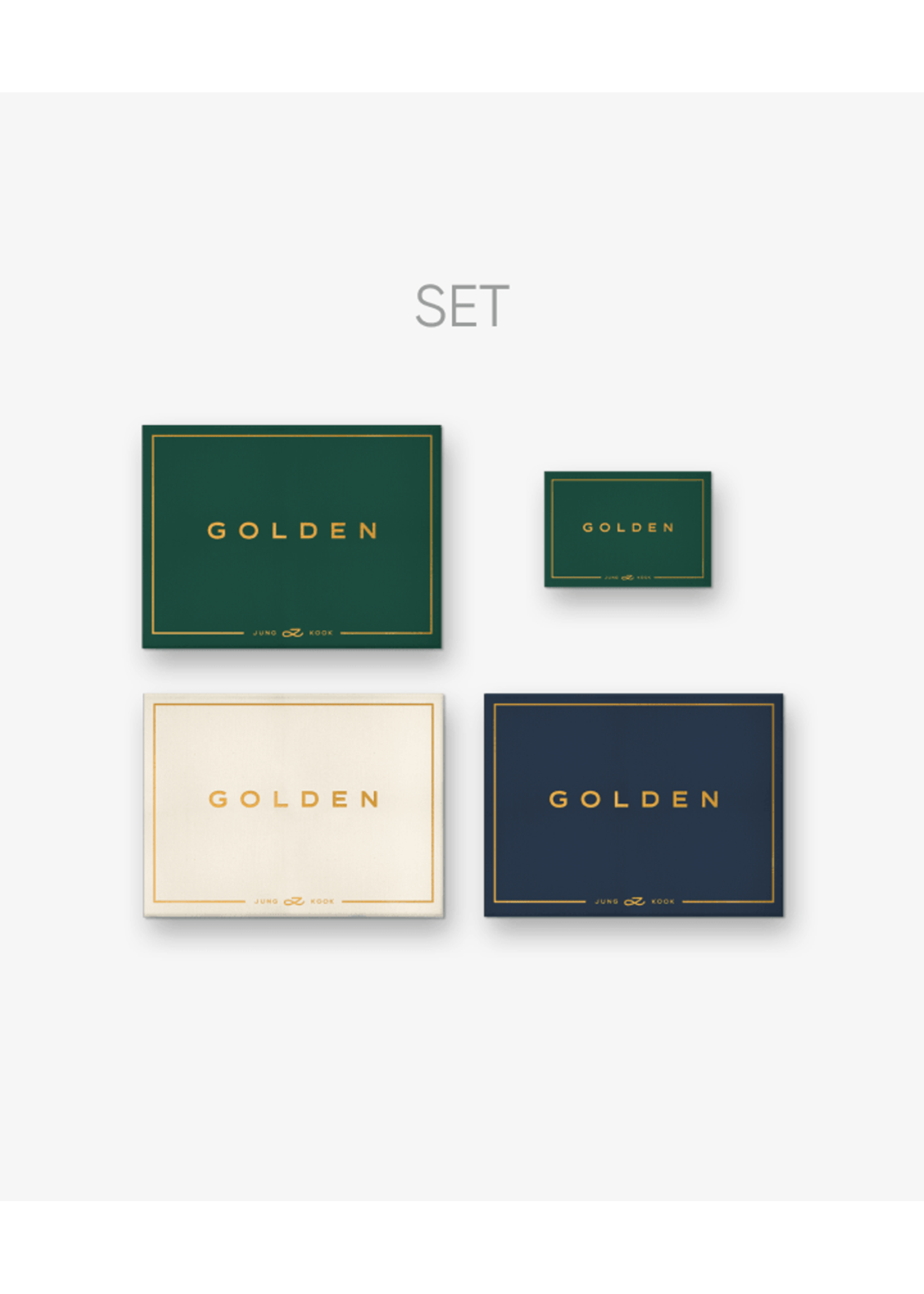 [Weverse] JUNGKOOK (BTS) - 'GOLDEN' (Set) + 'GOLDEN' (Weverse Albums ...
