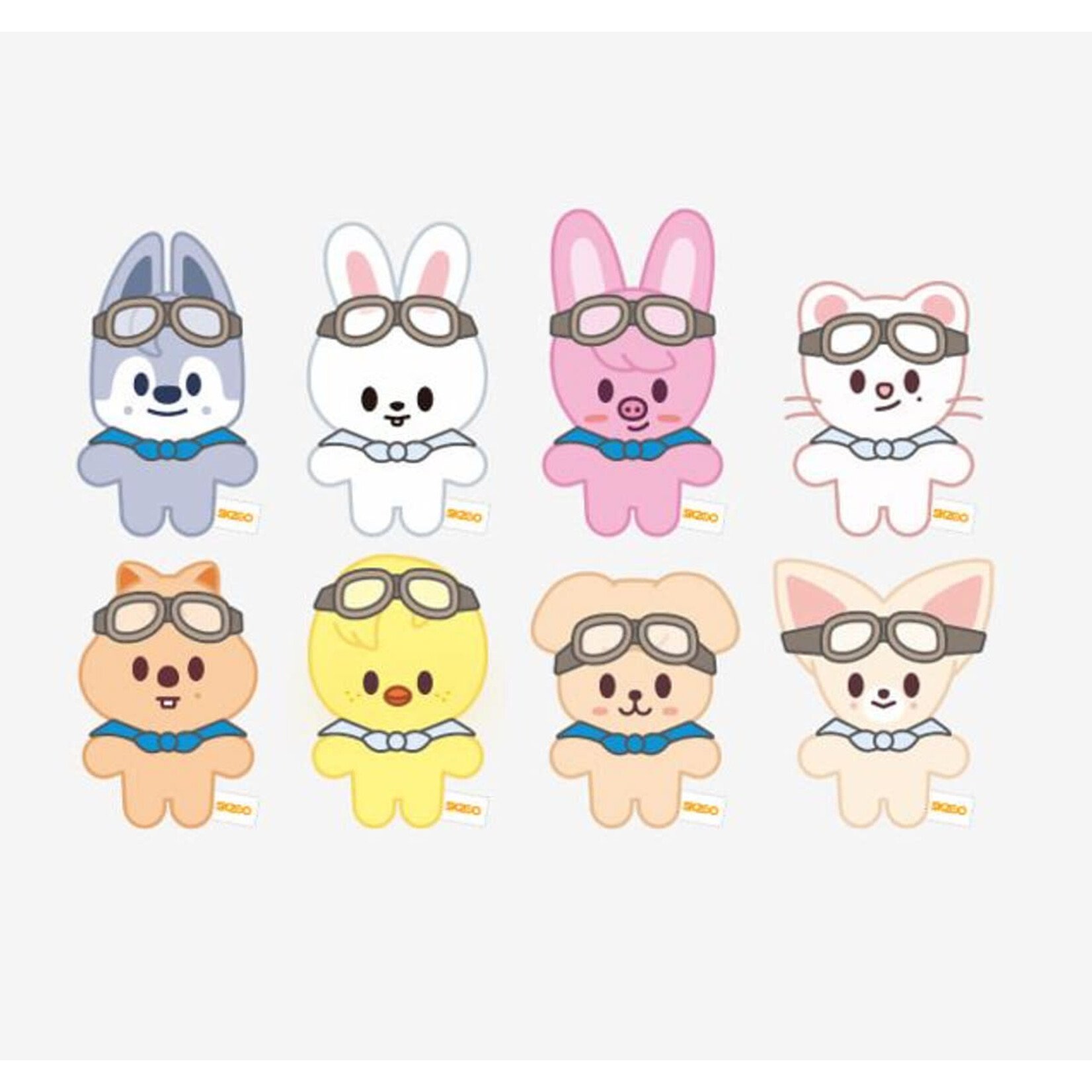 Stray Kids Stray Kids - SKZOO 10CM PLUSH [PILOT : FOR ★★★★★] (BbokAri Ver.)