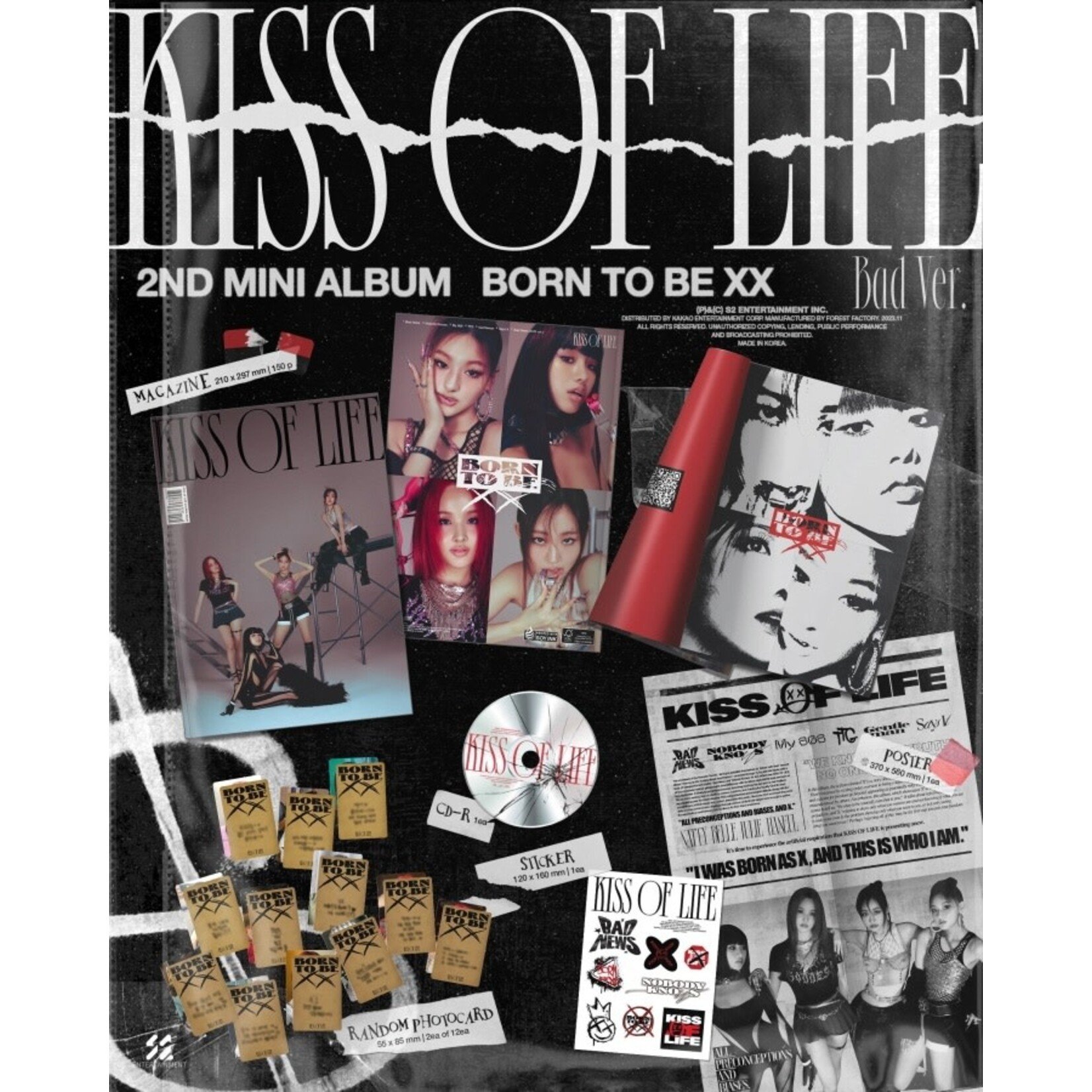 KISS OF LIFE KISS OF LIFE - 2nd Mini Album [Born to be XX]