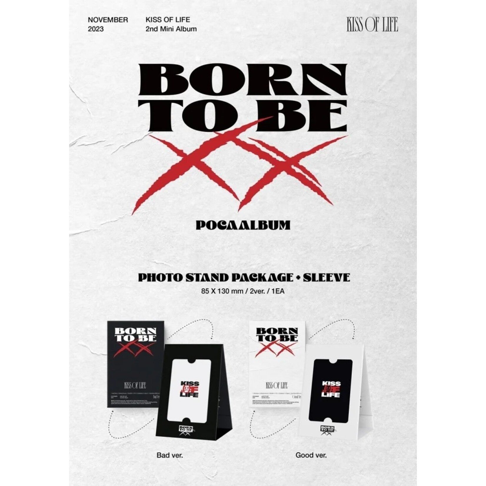 KISS OF LIFE KISS OF LIFE - 2nd Mini Album [Born to be XX] (POCAALBUM)