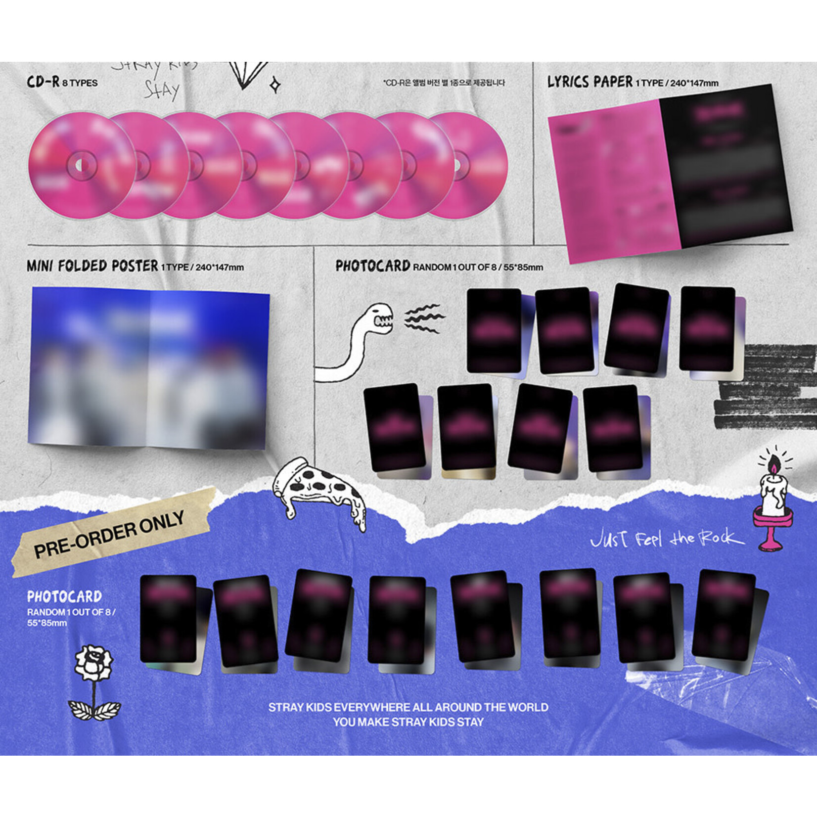 Stray Kids Stray Kids - Mini Album [樂-STAR] (POSTCARD Ver.)