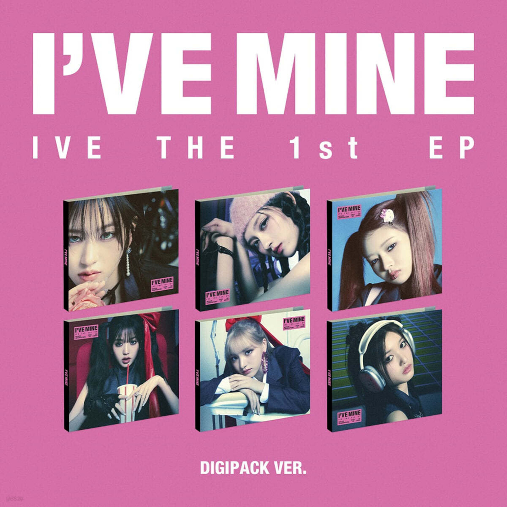 Ive [STARSHIP] IVE - THE 1st EP [I'VE MINE] (Digipack Ver.) + Random Photocard(SS)