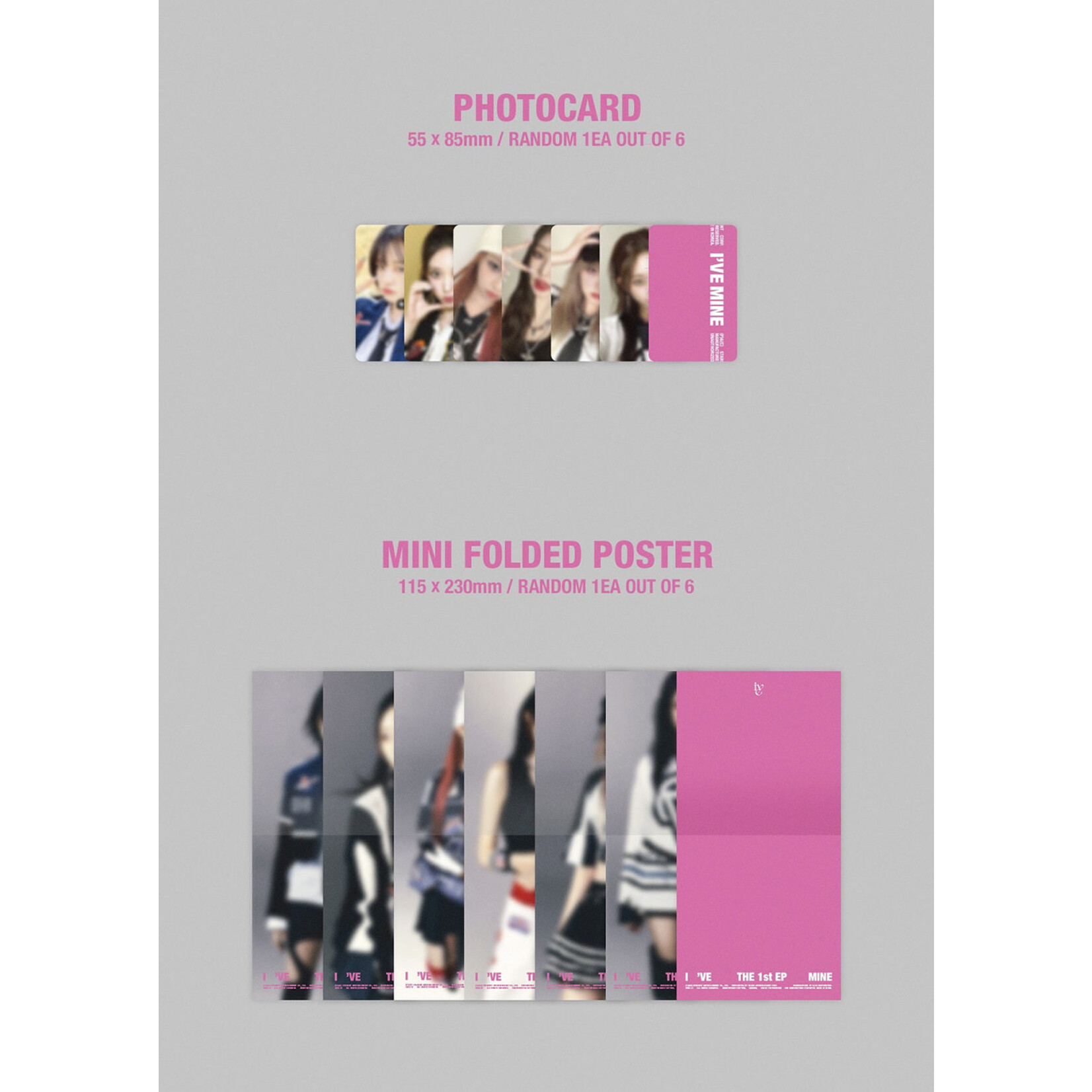 Ive [STARSHIP] IVE - THE 1st EP [I'VE MINE] (Digipack Ver.) + Random Photocard(SS)