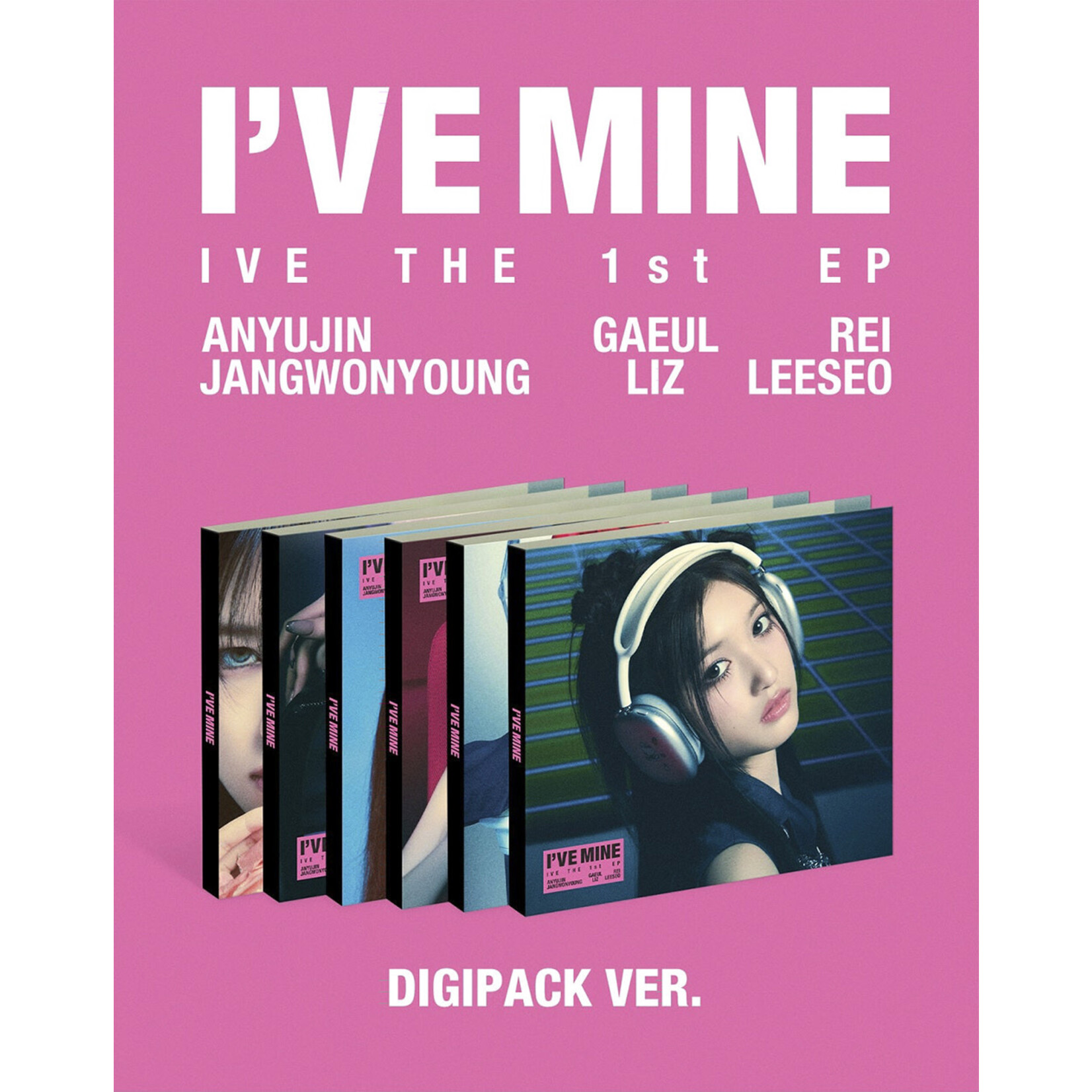 Ive [STARSHIP] IVE - THE 1st EP [I'VE MINE] (Digipack Ver.) + Random Photocard(SS)