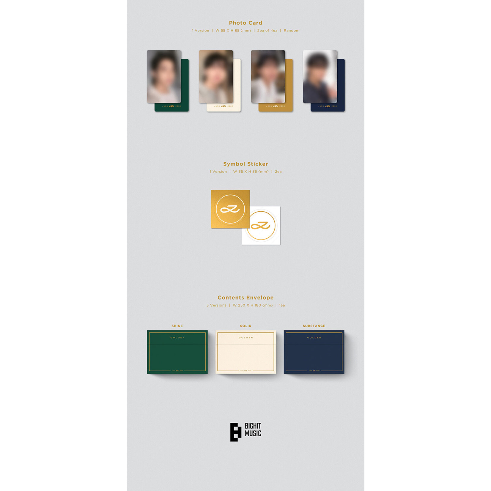 BTS [Weverse] JUNGKOOK (BTS) - GOLDEN (Set Ver.) + Weverse Gift (WS)