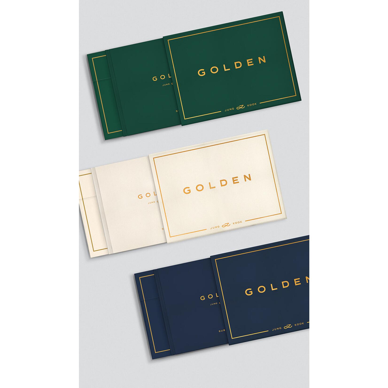 BTS [Weverse] JUNGKOOK (BTS) - GOLDEN (Set Ver.) + Weverse Gift (WS)