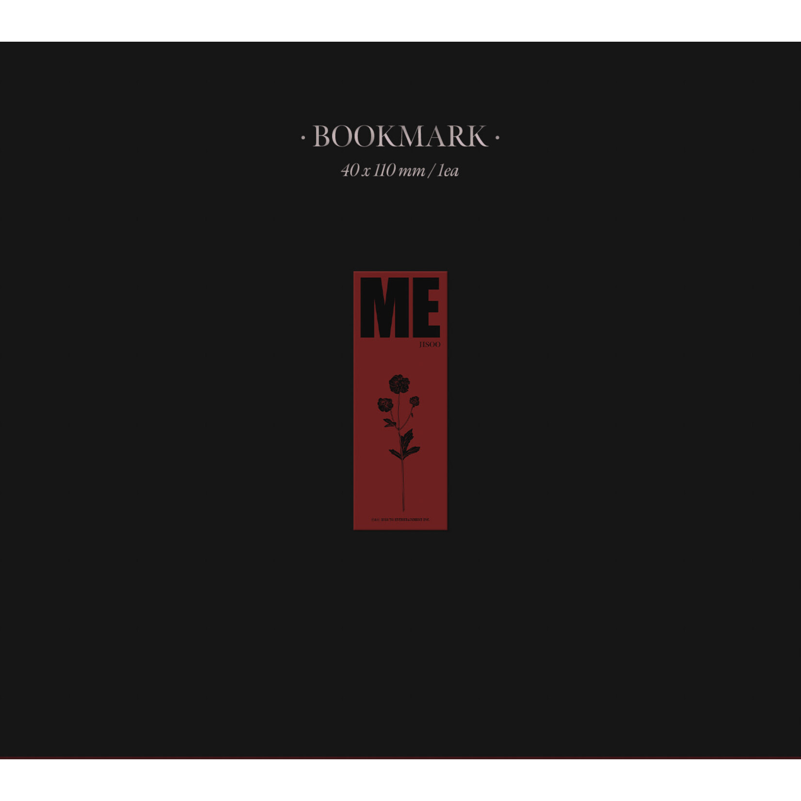 BlackPink JISOO (BLACKPINK) - 1st Single [ME] (Red Ver.)