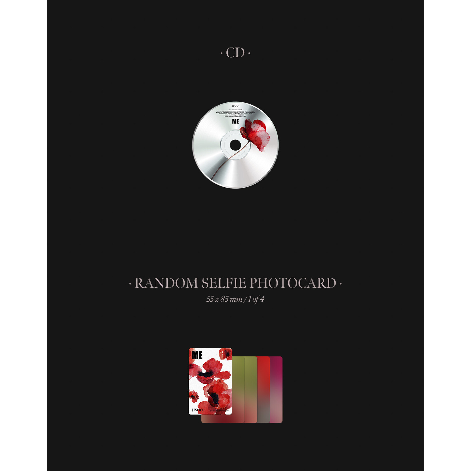 BlackPink JISOO (BLACKPINK) - 1st Single [ME] (Red Ver.)