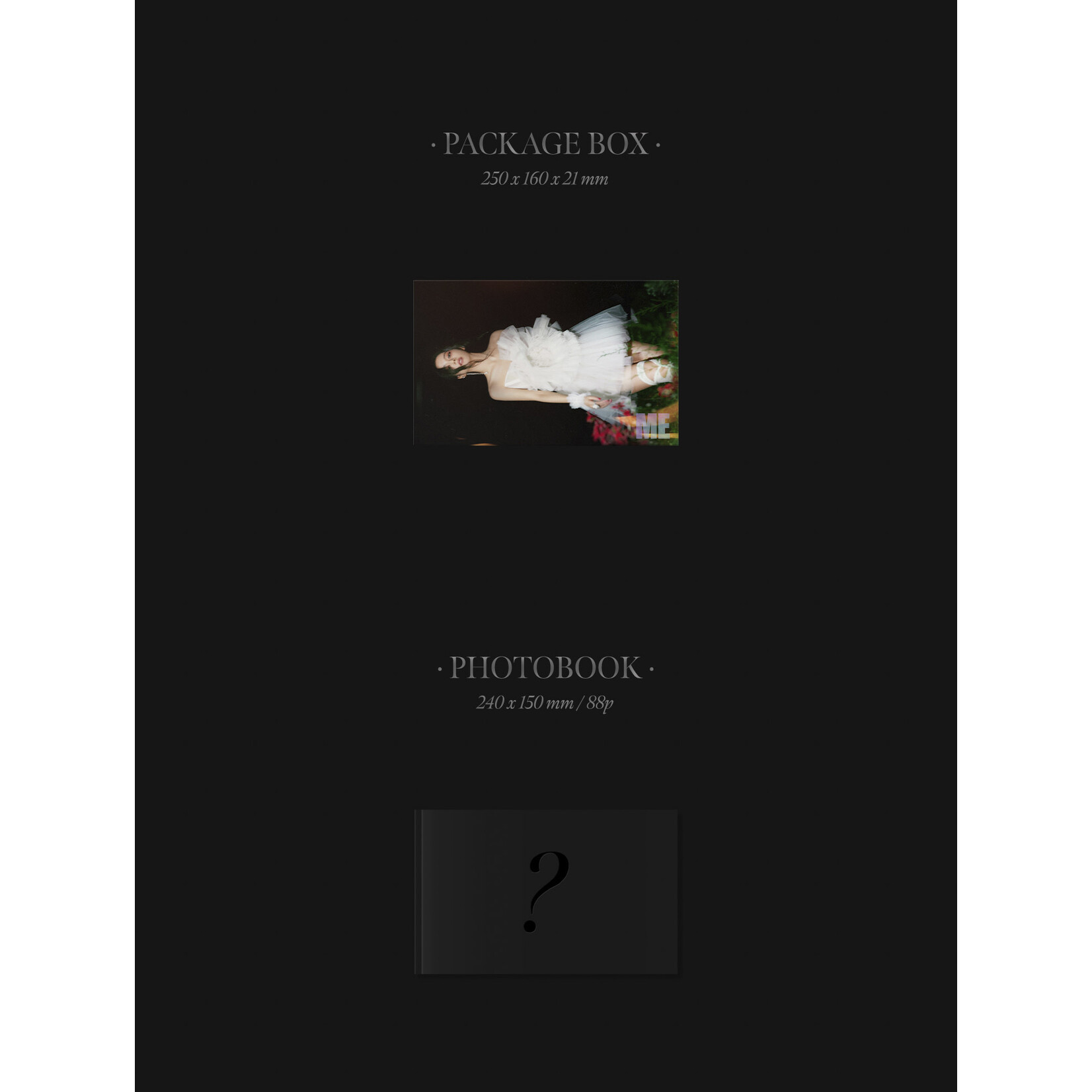 BlackPink JISOO (BLACKPINK) - 1st Single [ME] (Black Ver.)