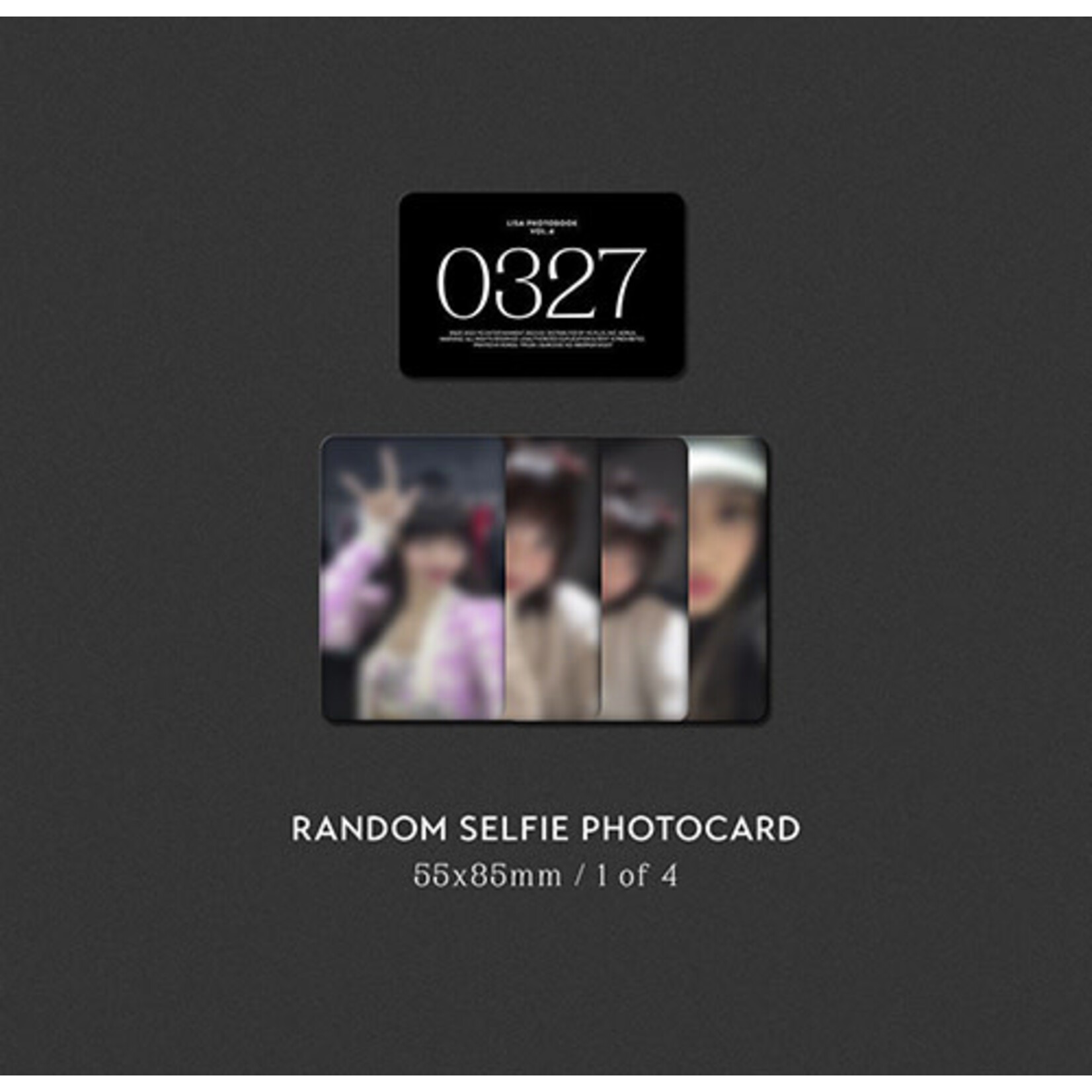 BlackPink [Special Sale] [YG] LISA - vol.4 [LISA 0327 PHOTOBOOK] + POLAROID CARD SET
