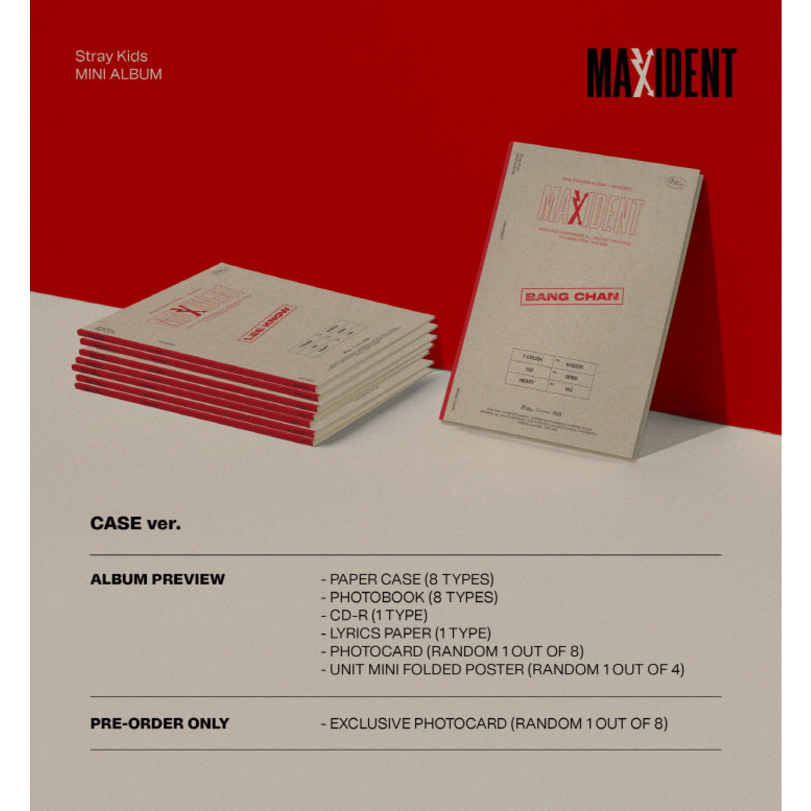 Stray Kids Stray Kids - [MAXIDENT] (CASE ver.)