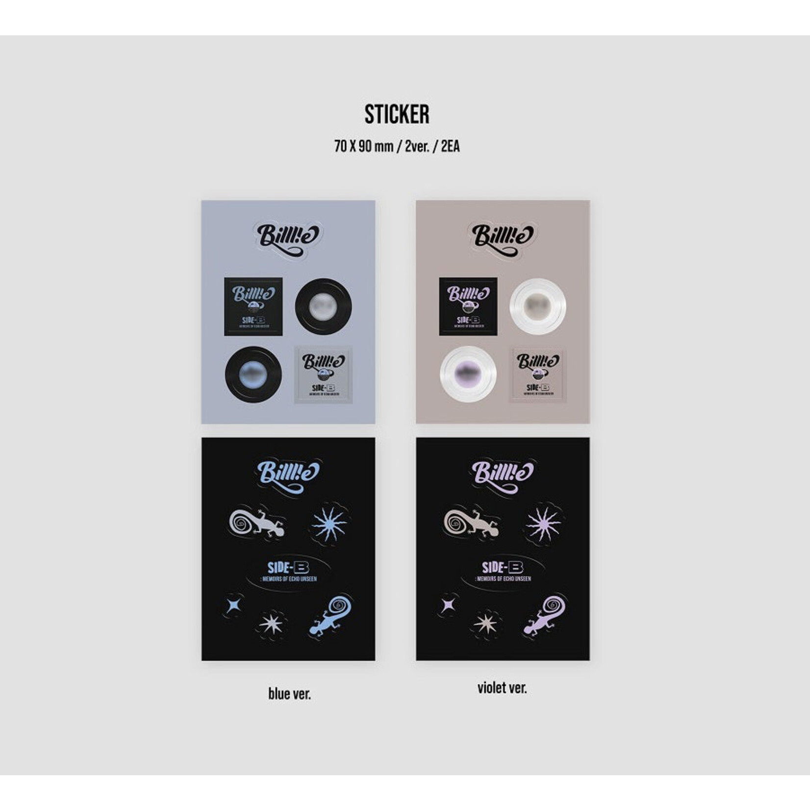 Billlie BILLLIE - 1st Single Album [side-B : memoirs of echo unseen] (POCA ALBUM Ver.)