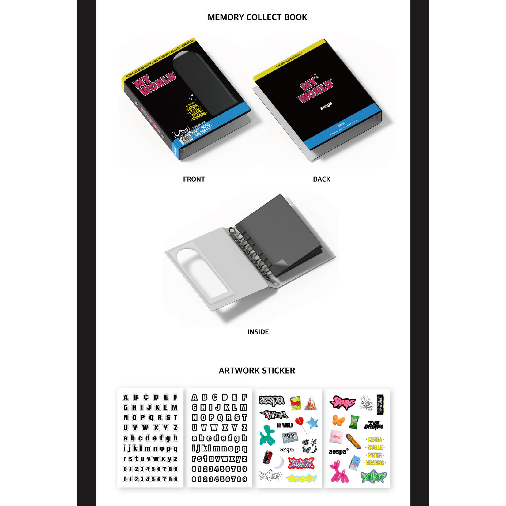 Aespa AESPA - MEMORI COLLECT BOOK [MY WORLD] (KARINA Ver.)