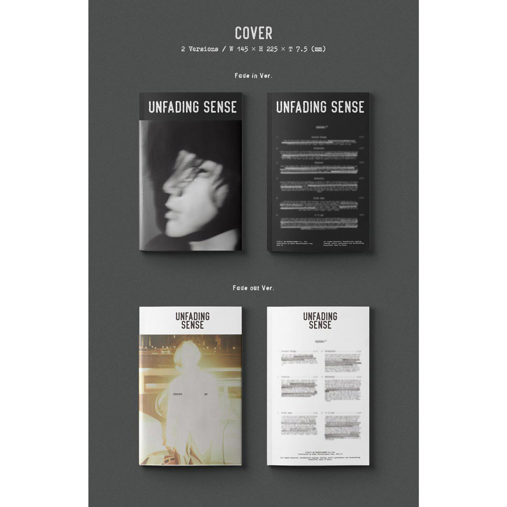 YESUNG - The 5th Mini Album [Unfading Sense] (Photo Book Ver.)