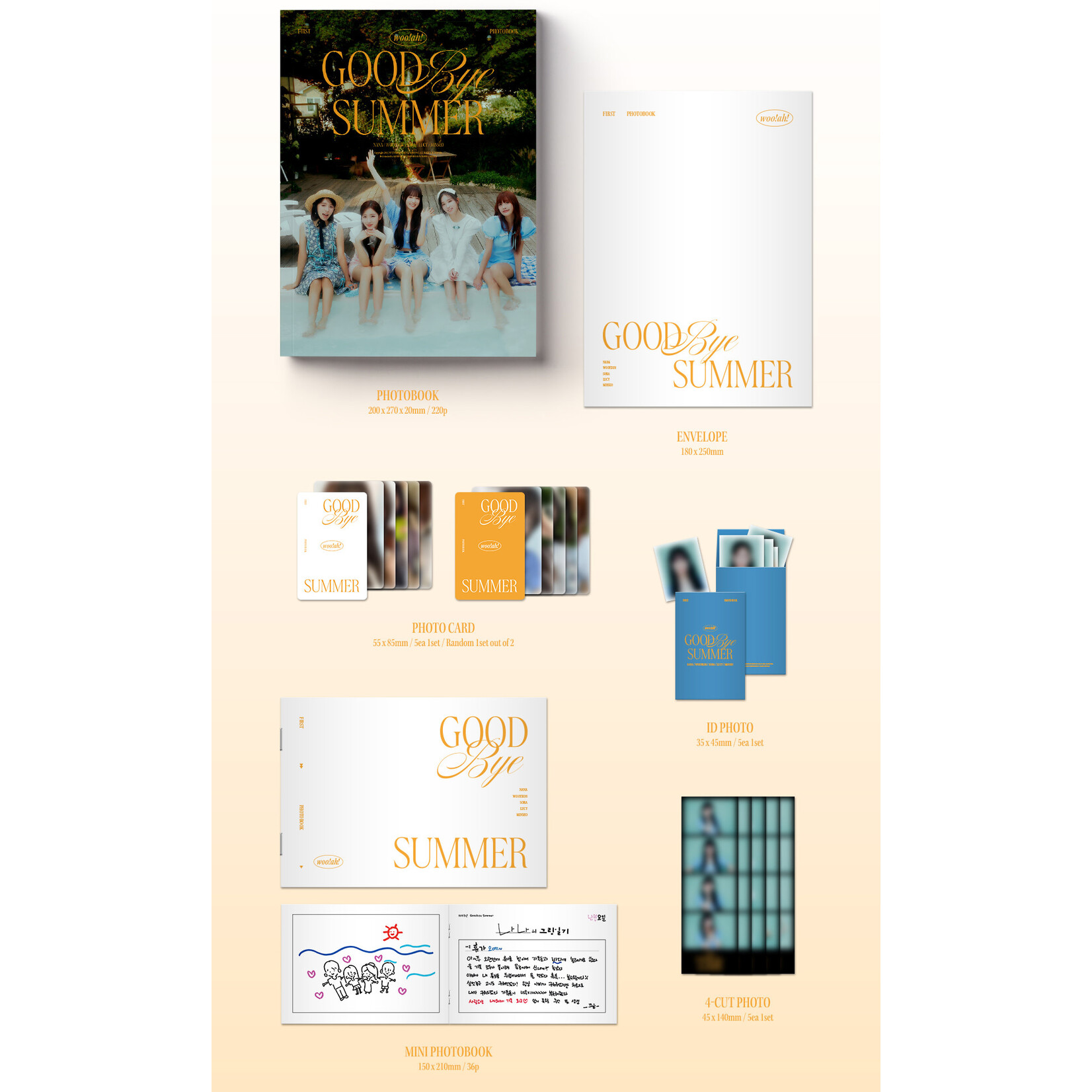 WOOAH woo!ah! - 1st PHOTOBOOK [GOODBYE SUMMER]
