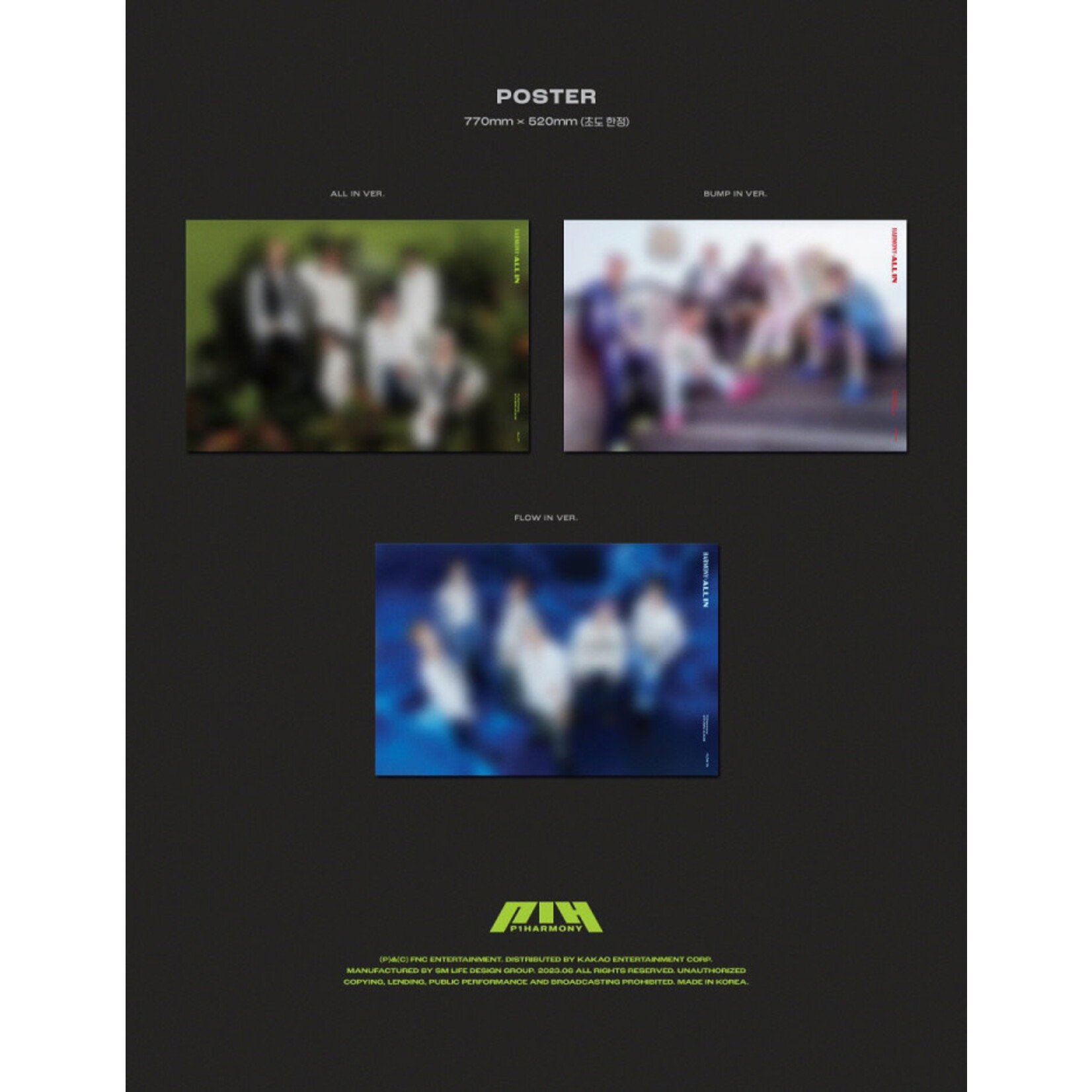 P1Harmony [LUCKY DRAW] P1Harmony - 6th Mini Album [HARMONY : ALL IN] (Photobook Ver.) + Random Photocard (SW)