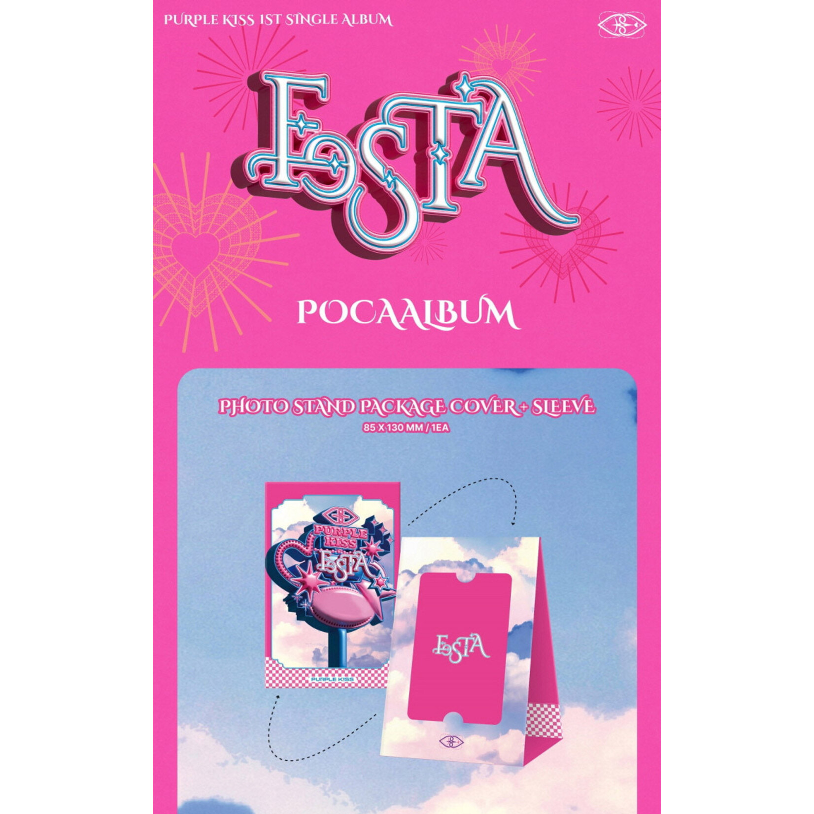 Purple Kiss PURPLE KISS - 1st Single Album [FESTA] (POCAALBUM Ver.)