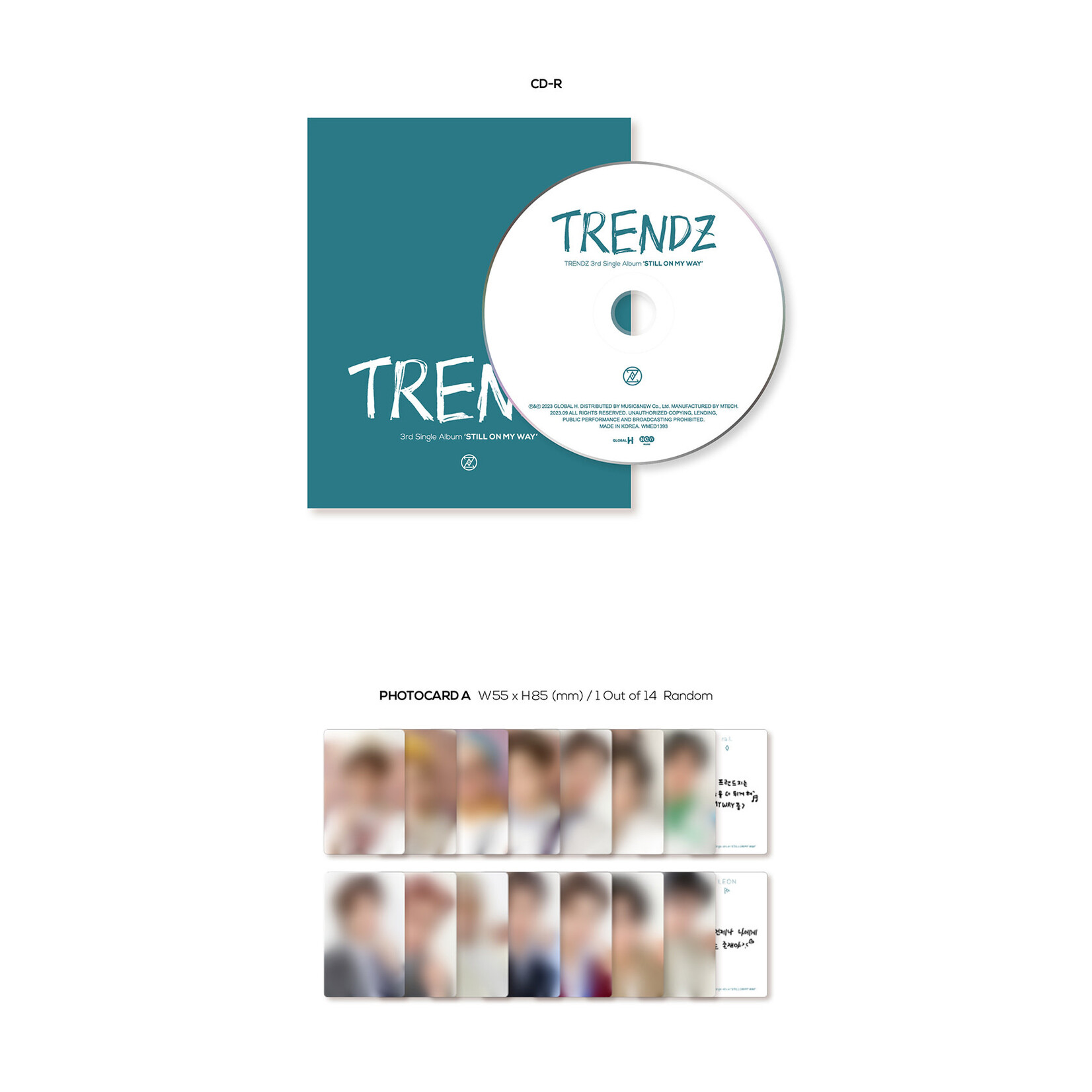 TRENDZ [Summer Sale] TRENDZ - 3rd Single Album [STILL ON MY WAY]